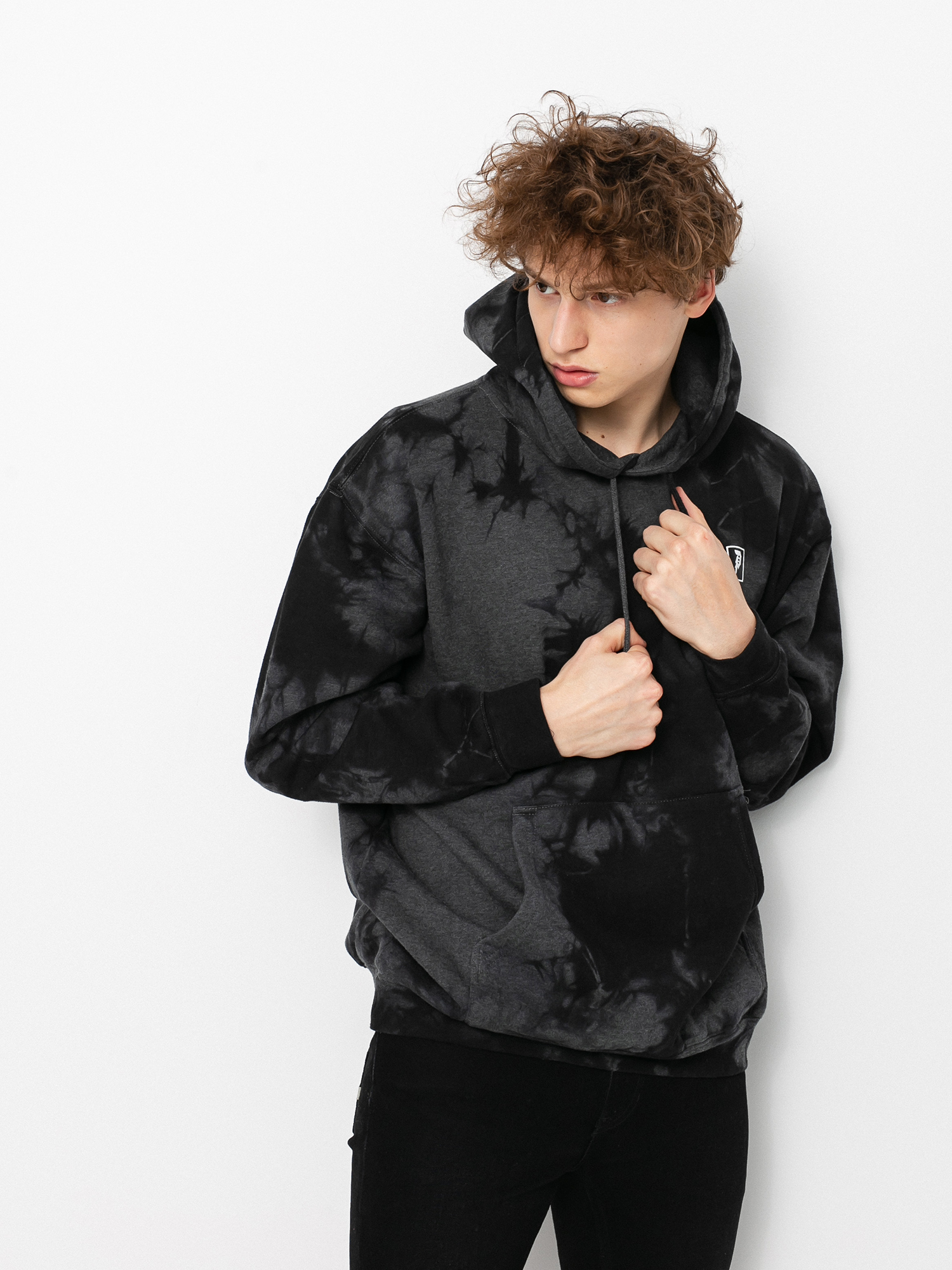 Mikina s kapucí Primitive Venom Washed HD (black)