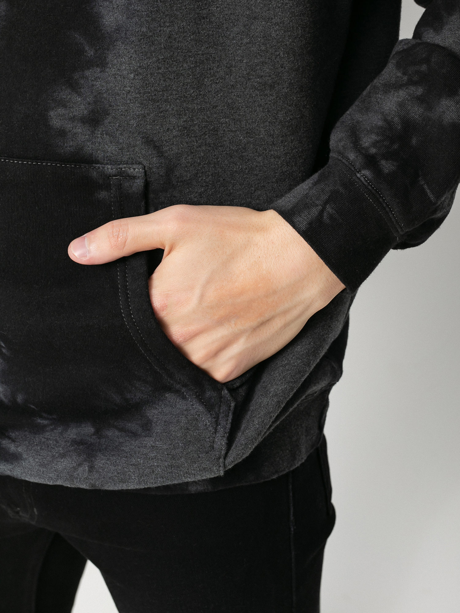 Mikina s kapucí Primitive Venom Washed HD (black)