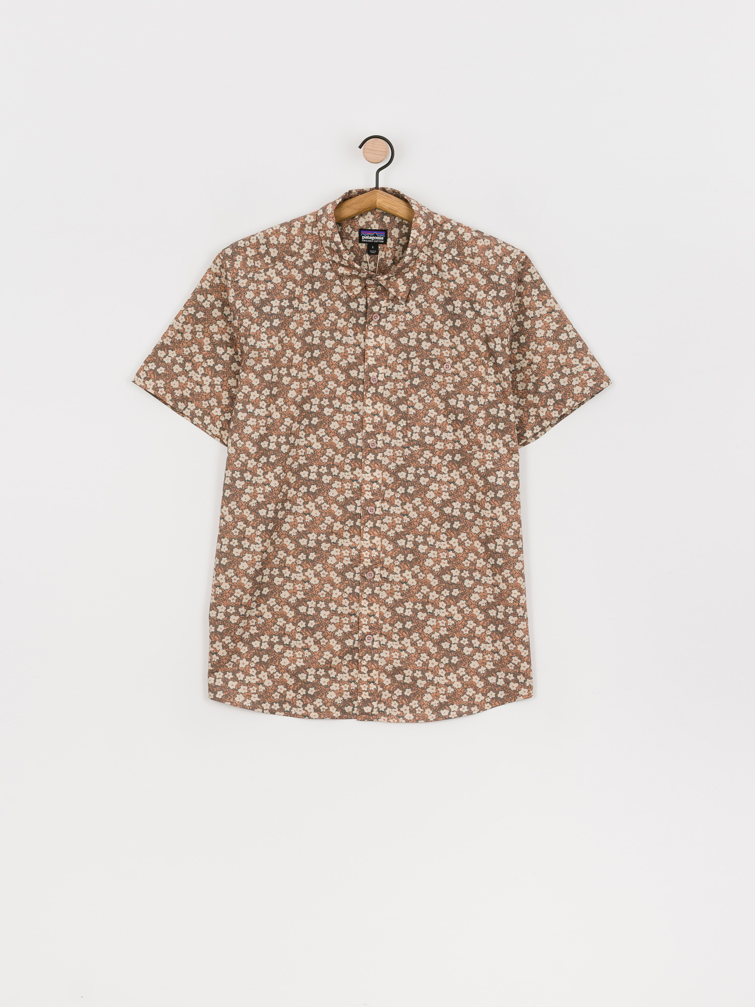 Košile Patagonia Go To (floral moss/stingray mauve)