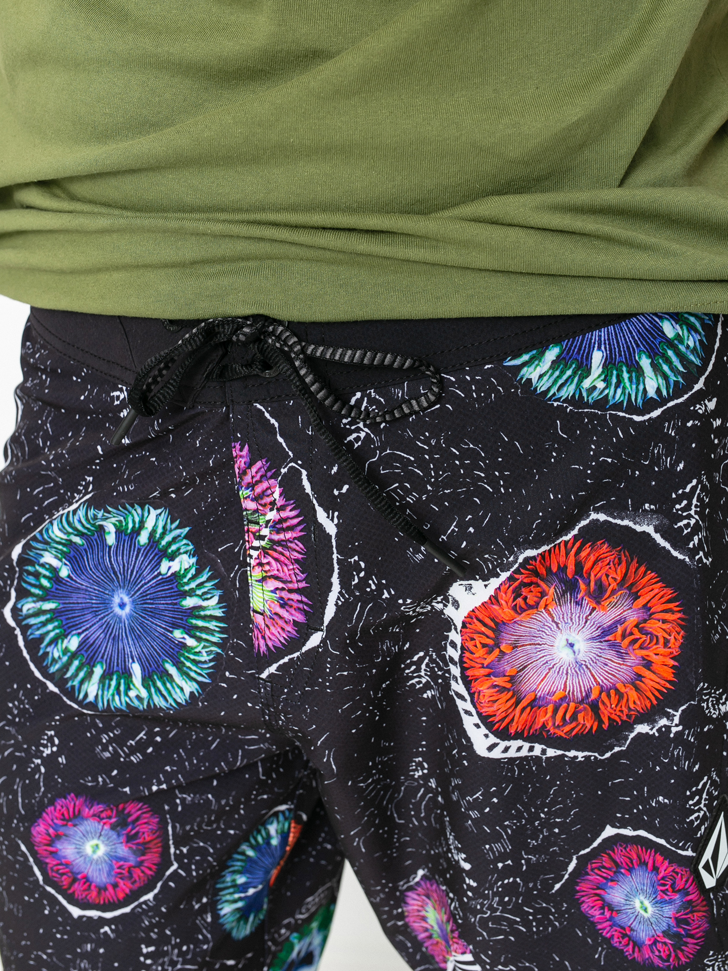 Plážové kraťasy Volcom Coral Morph 20 (black)