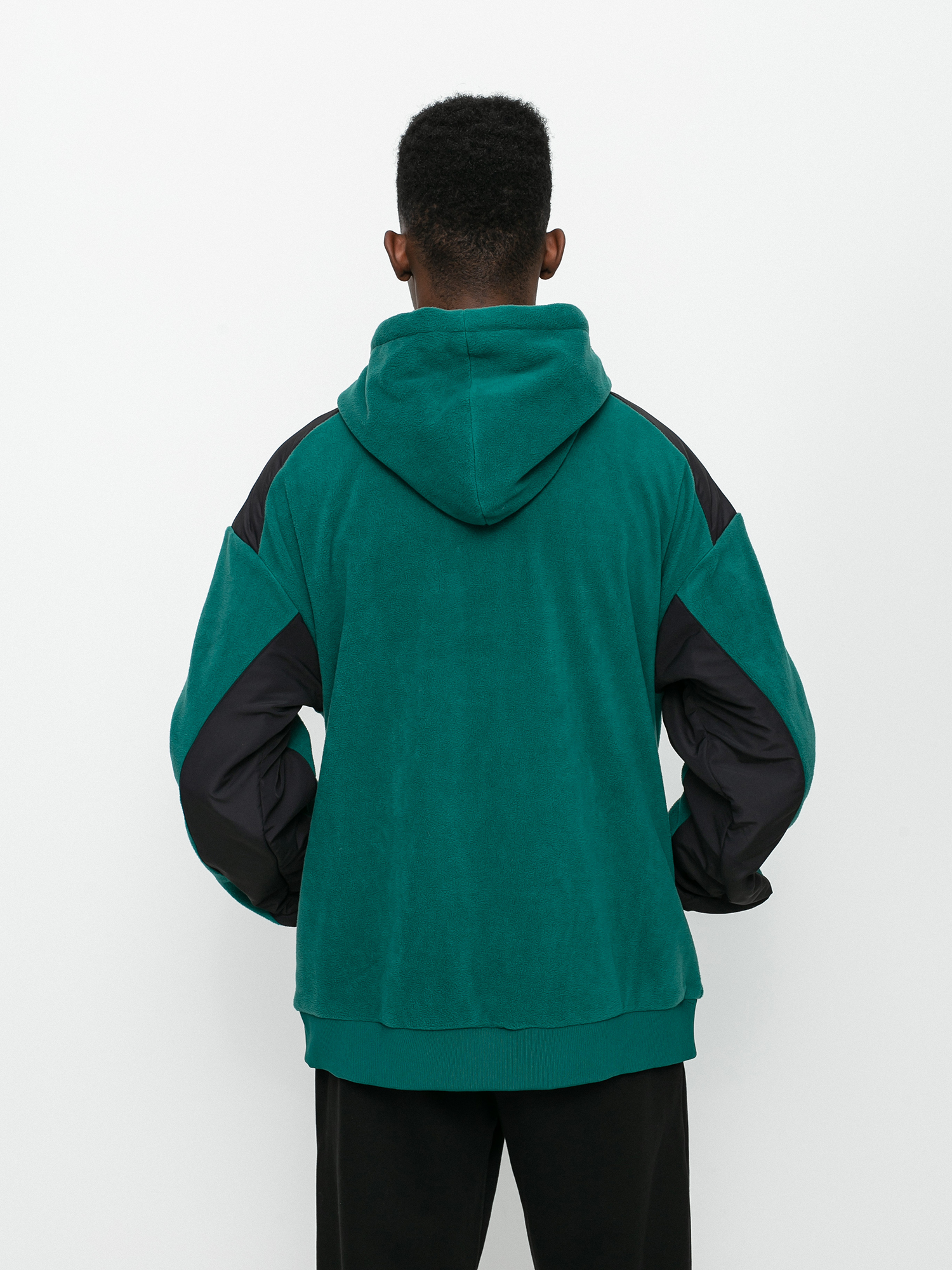 Mikina s kapucí Fila Crevan HD (storm/black)