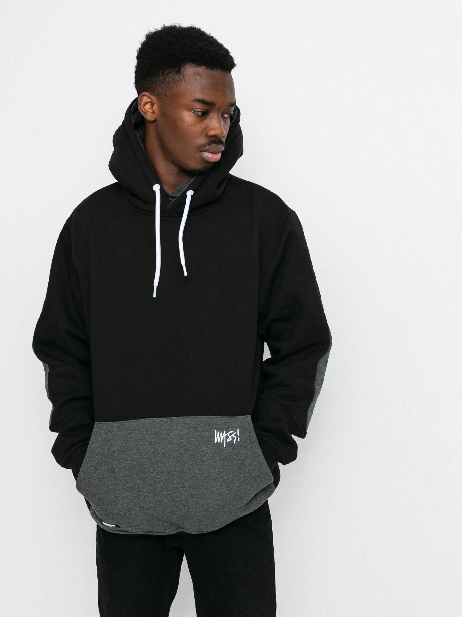 Mikina s kapucí MassDnm Creep HD (black)