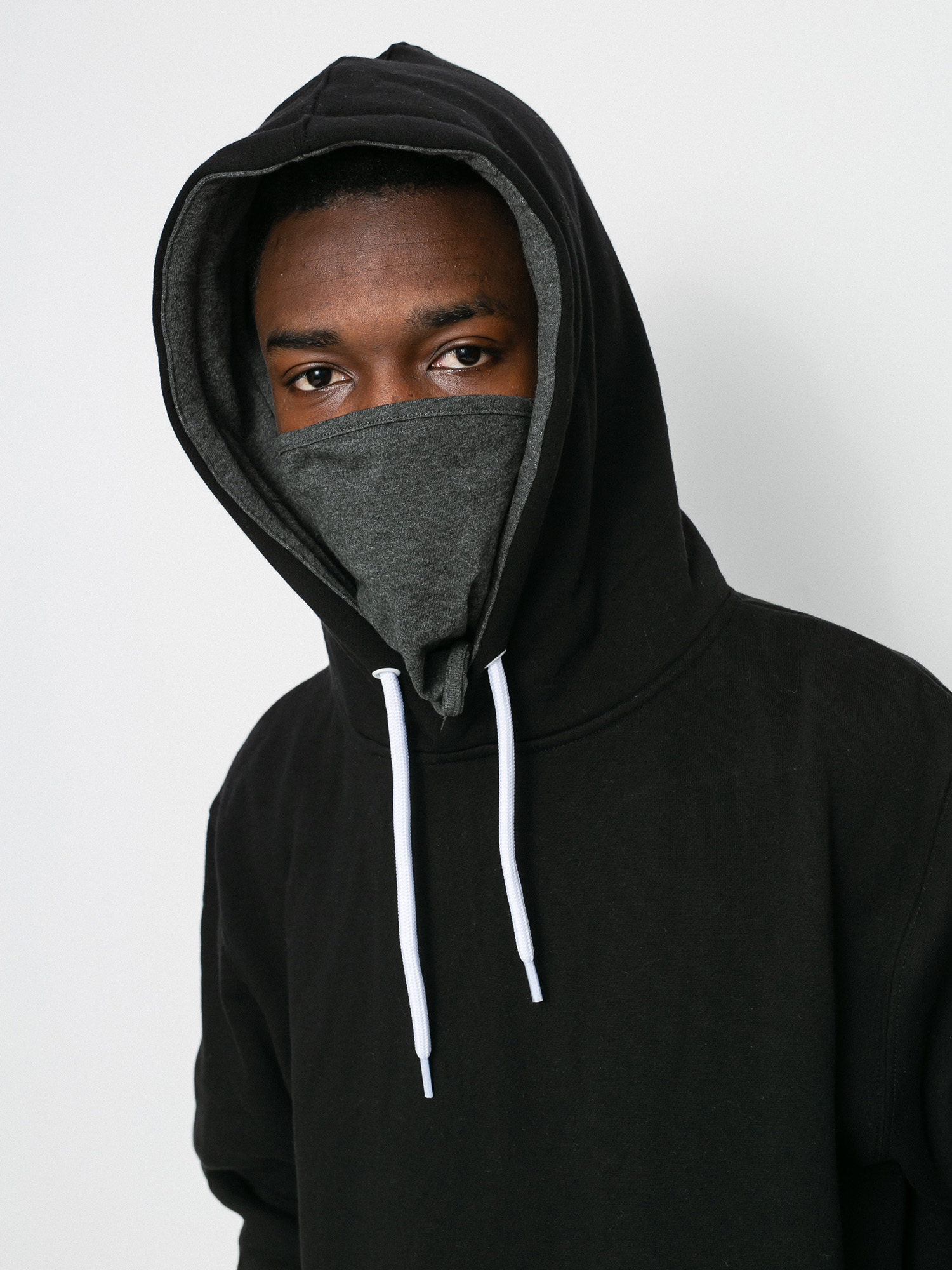 Mikina s kapucí MassDnm Creep HD (black)