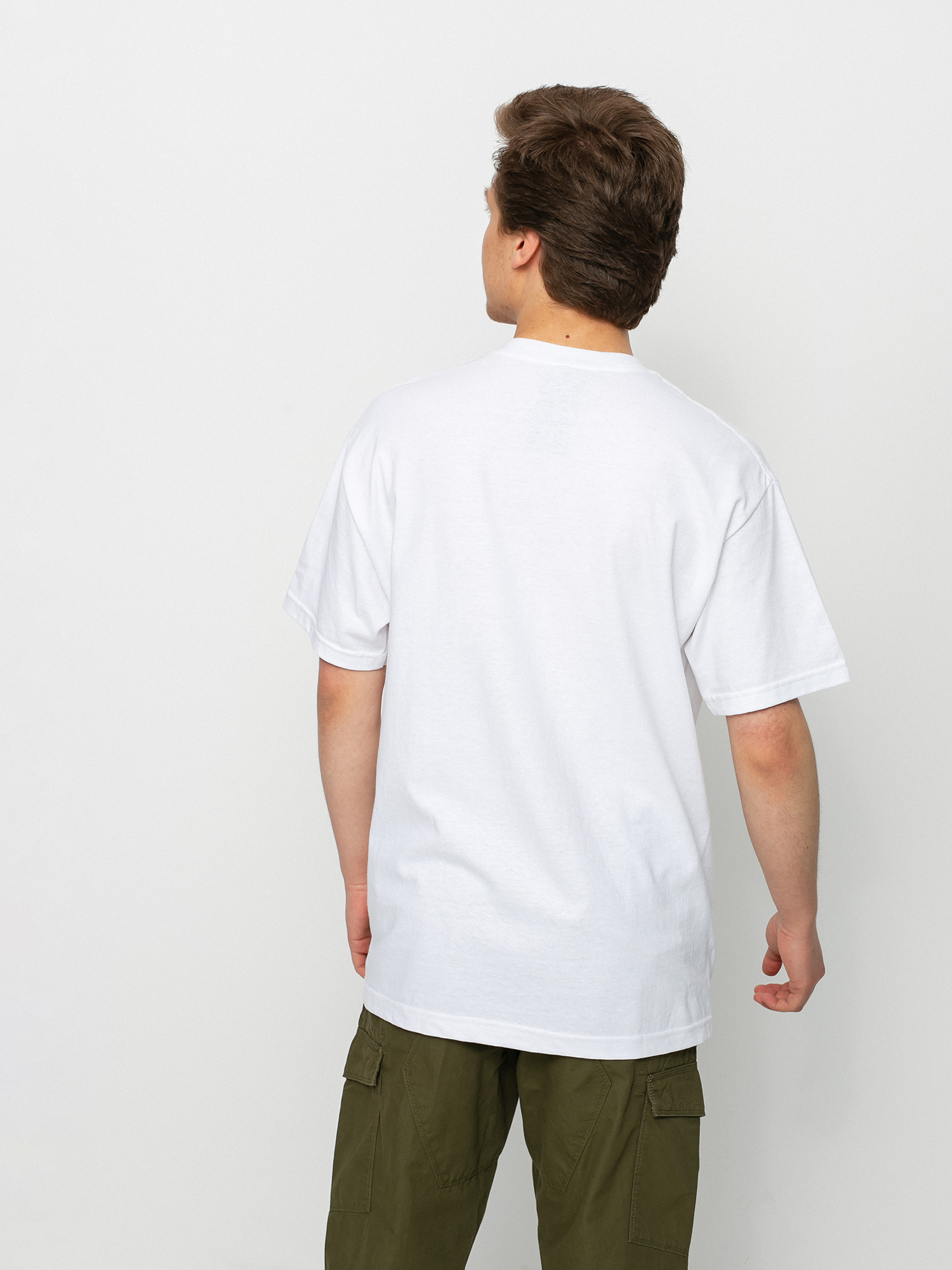 Tričko Grizzly Griptape Universidad (white)