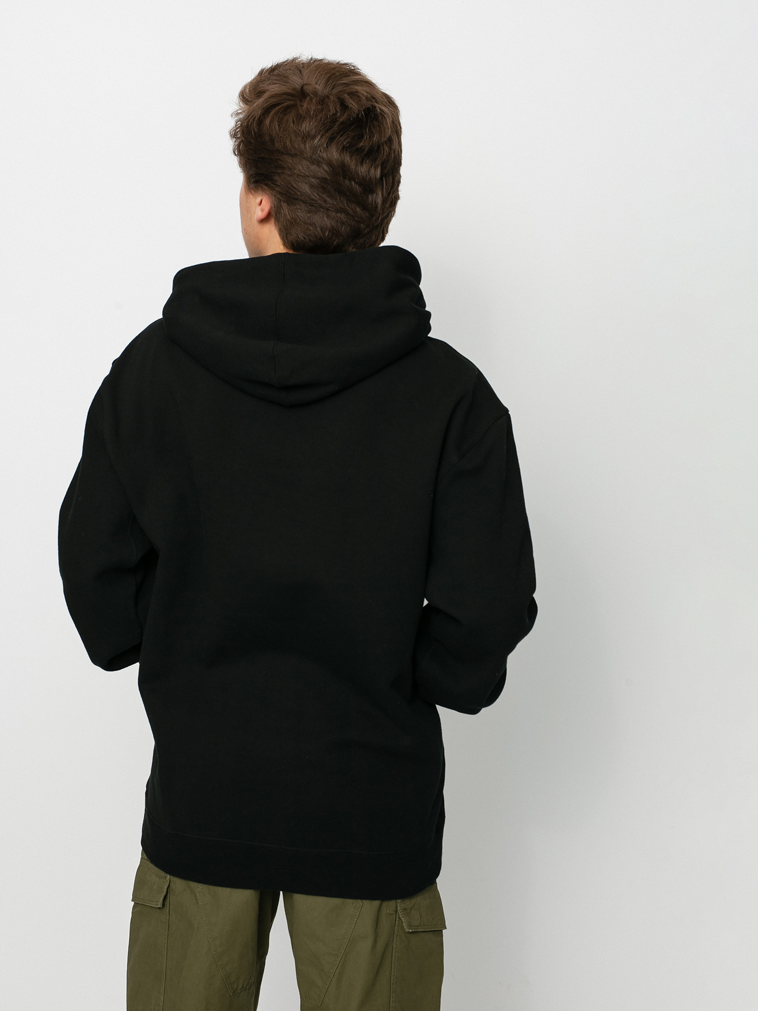 Mikina s kapucí Grizzly Griptape Positive Bear HD (black)