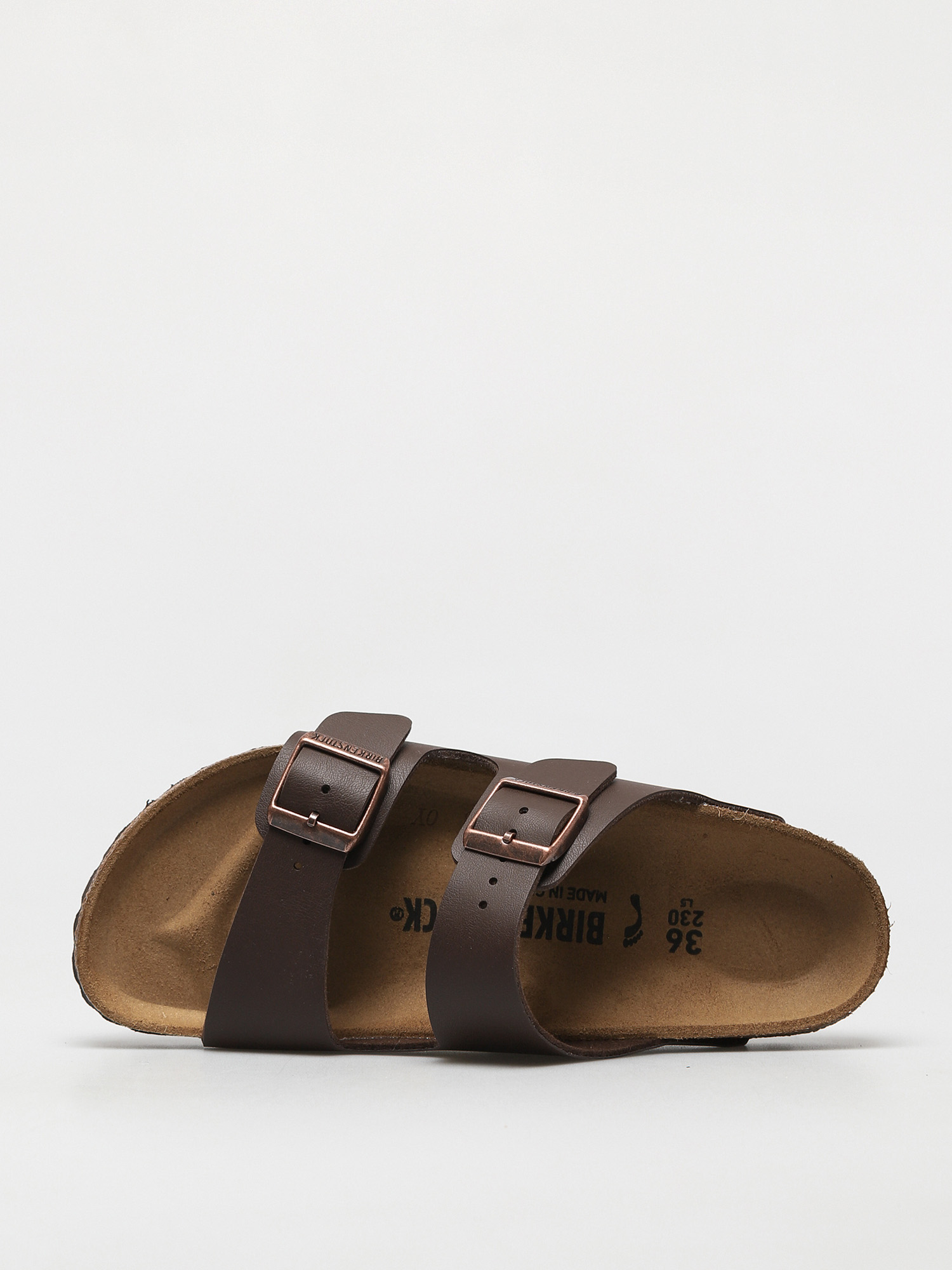 Plážovky Birkenstock Arizona Narrow Wmn (bf dark brown)
