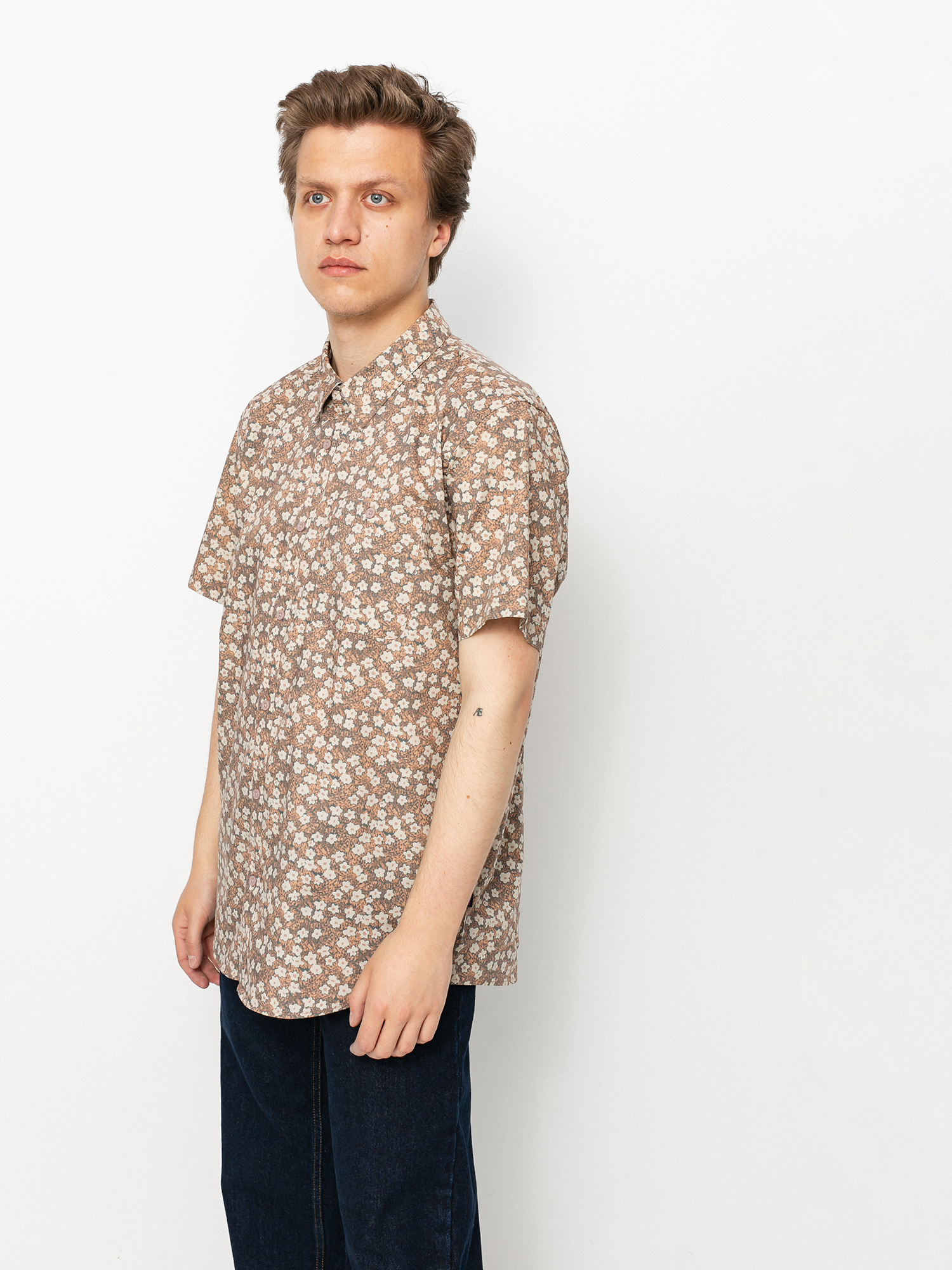 Košile Patagonia Go To (floral moss/stingray mauve)