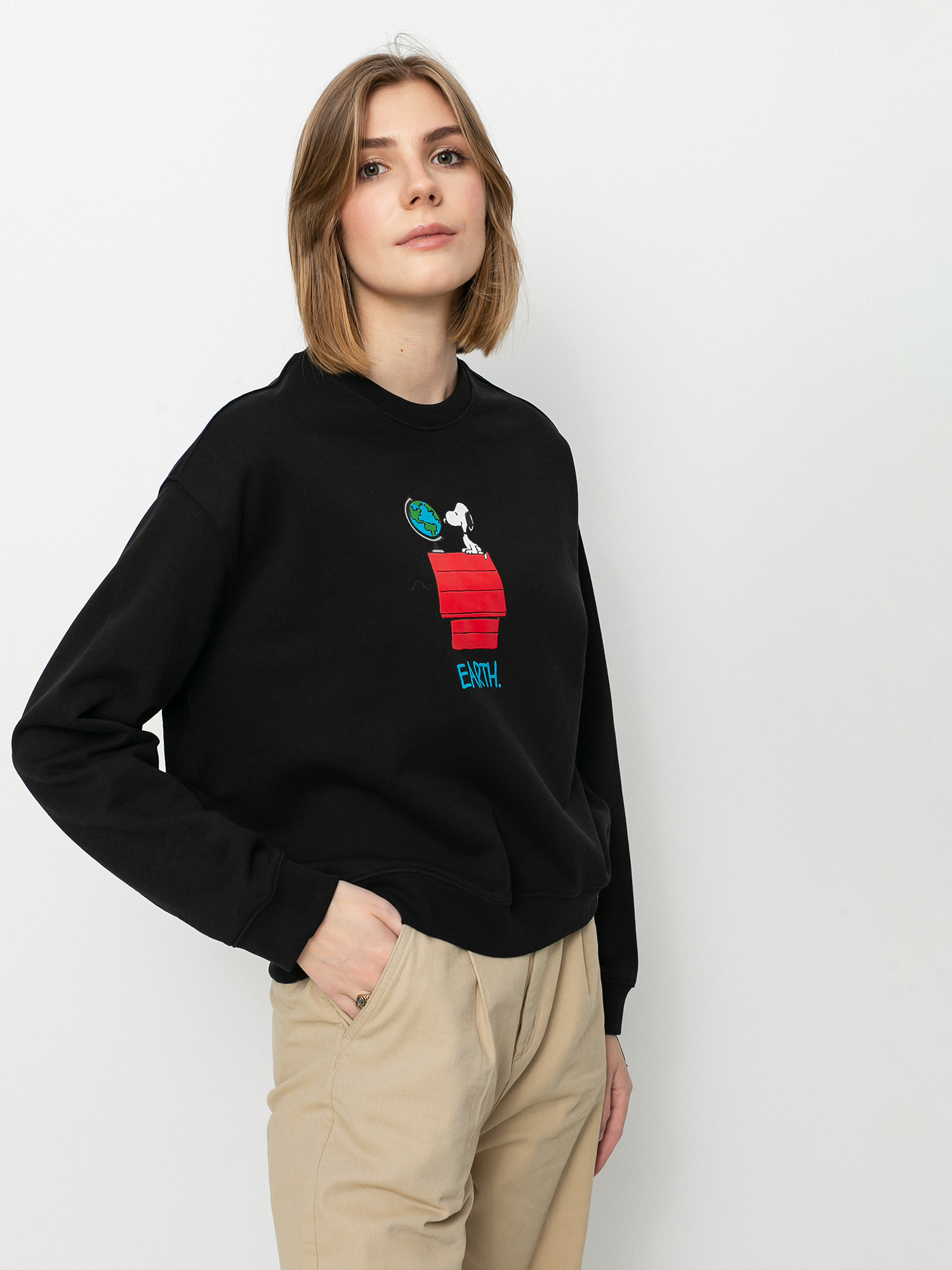 Mikina Element Peanuts Cr Wmn (flint black)