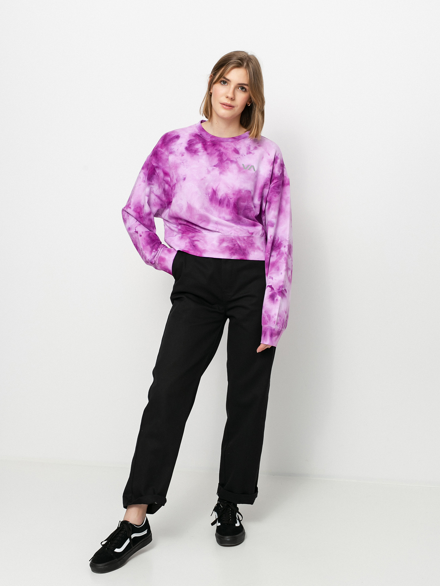 Mikina RVCA Fashion Crew (clover)