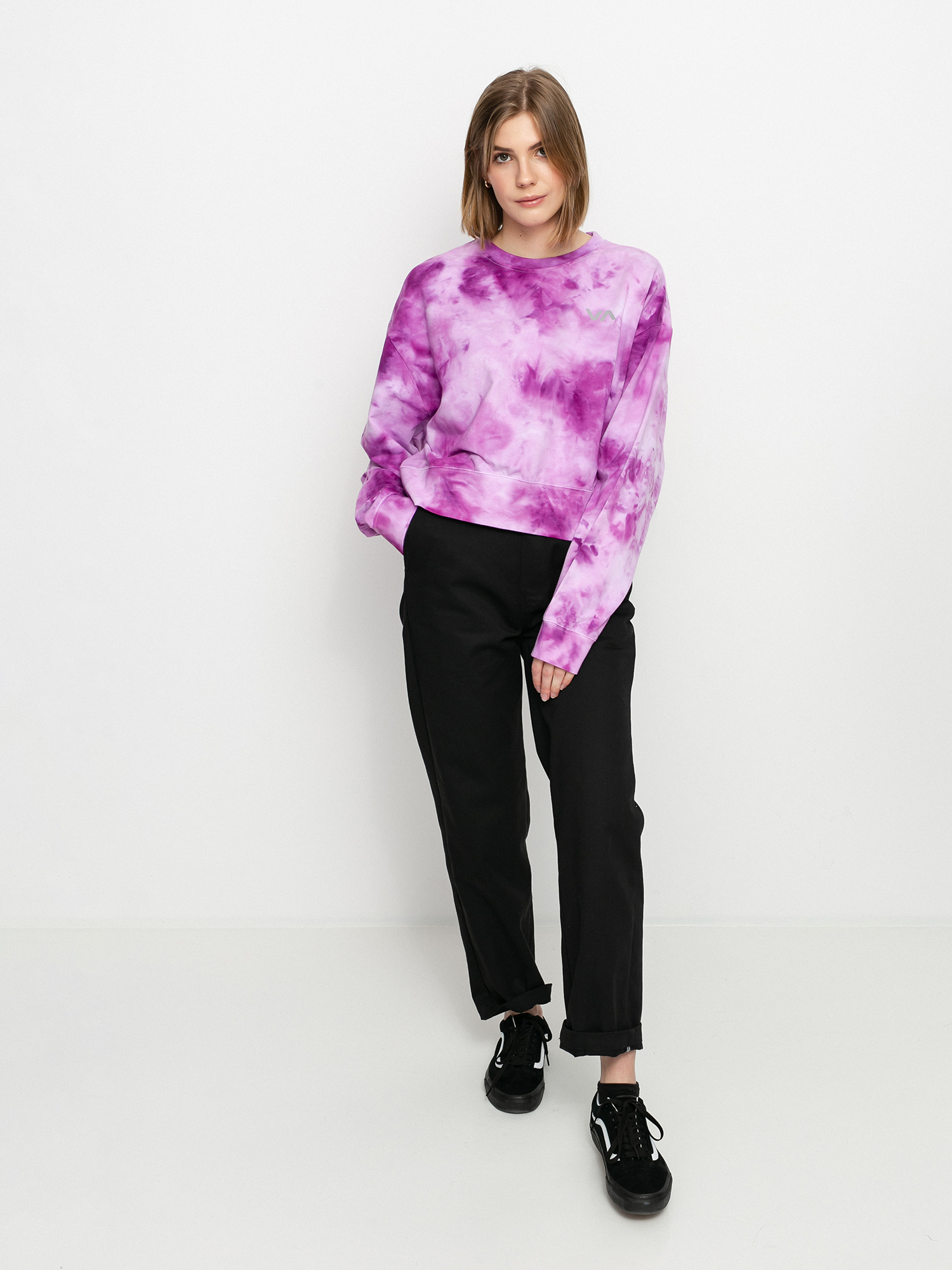 Mikina RVCA Fashion Crew (clover)