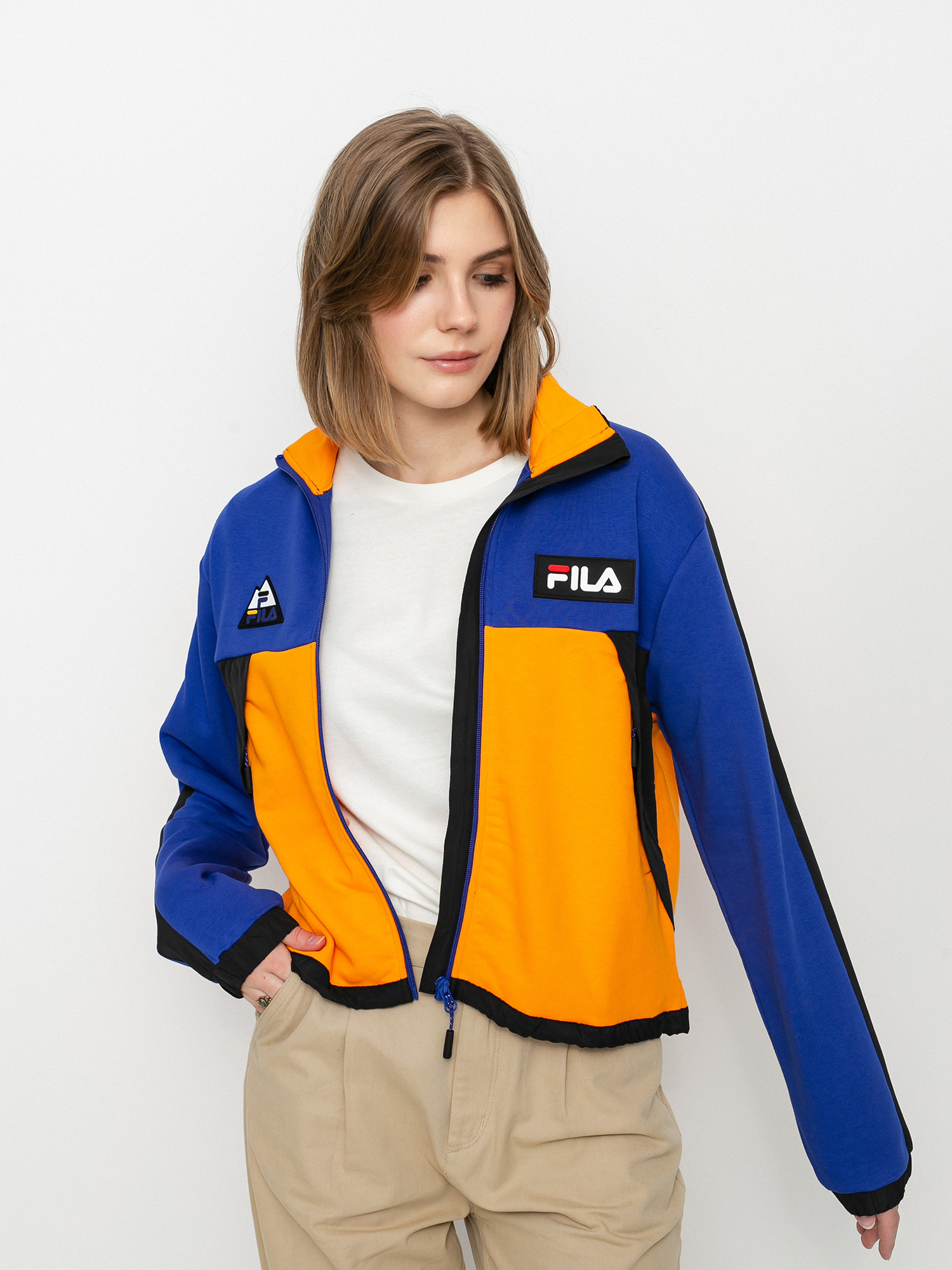 Bunda Fila Calant Wmn (clematis blue/flame orange/black)