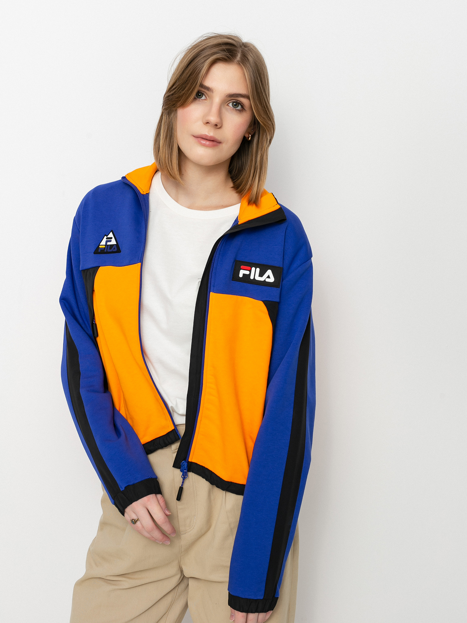 Bunda Fila Calant Wmn (clematis blue/flame orange/black)