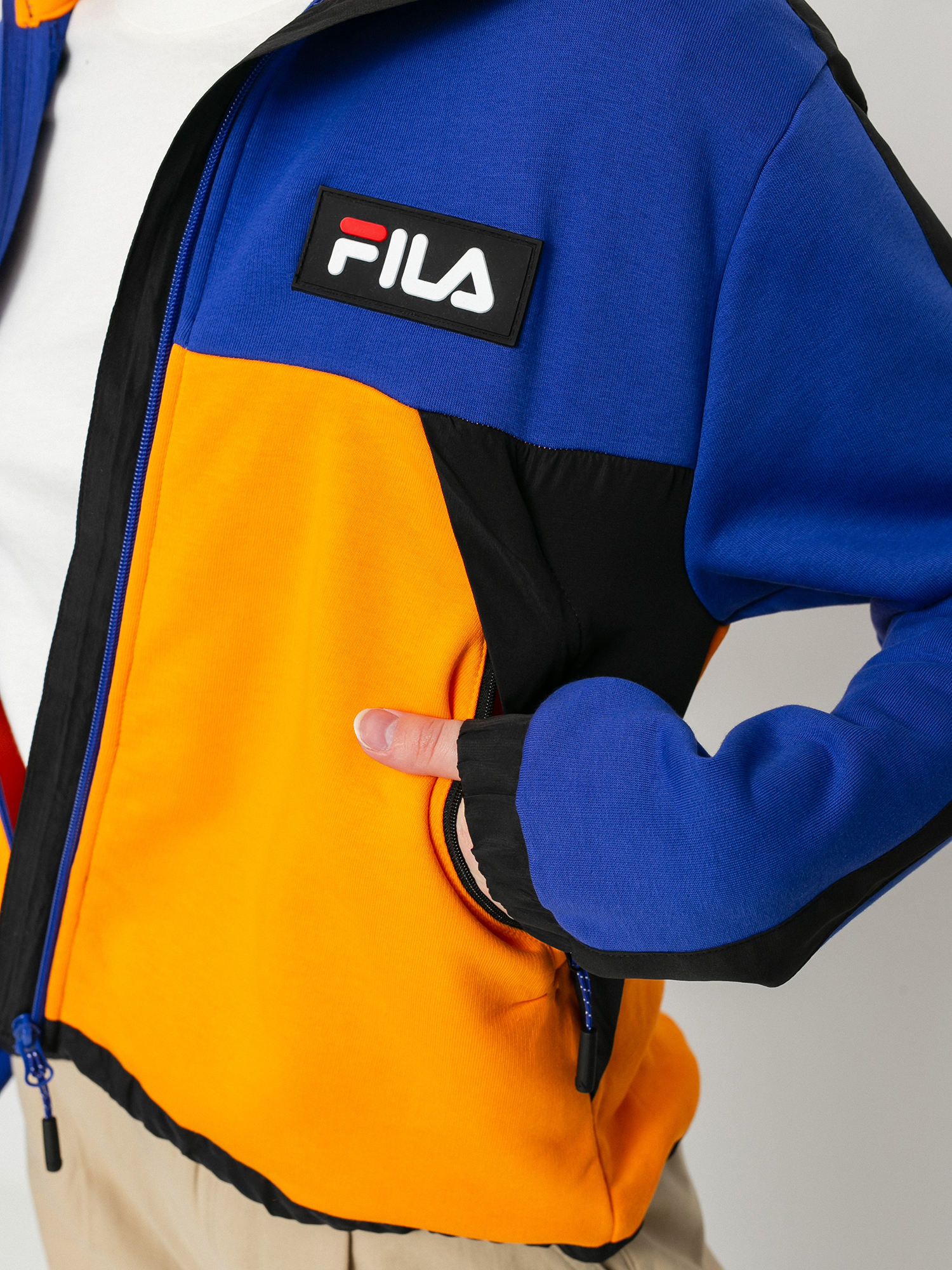 Bunda Fila Calant Wmn (clematis blue/flame orange/black)