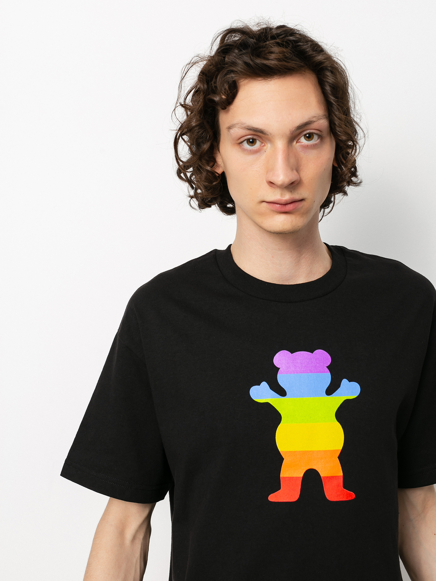 Tričko Grizzly Griptape Pride Bear (black)
