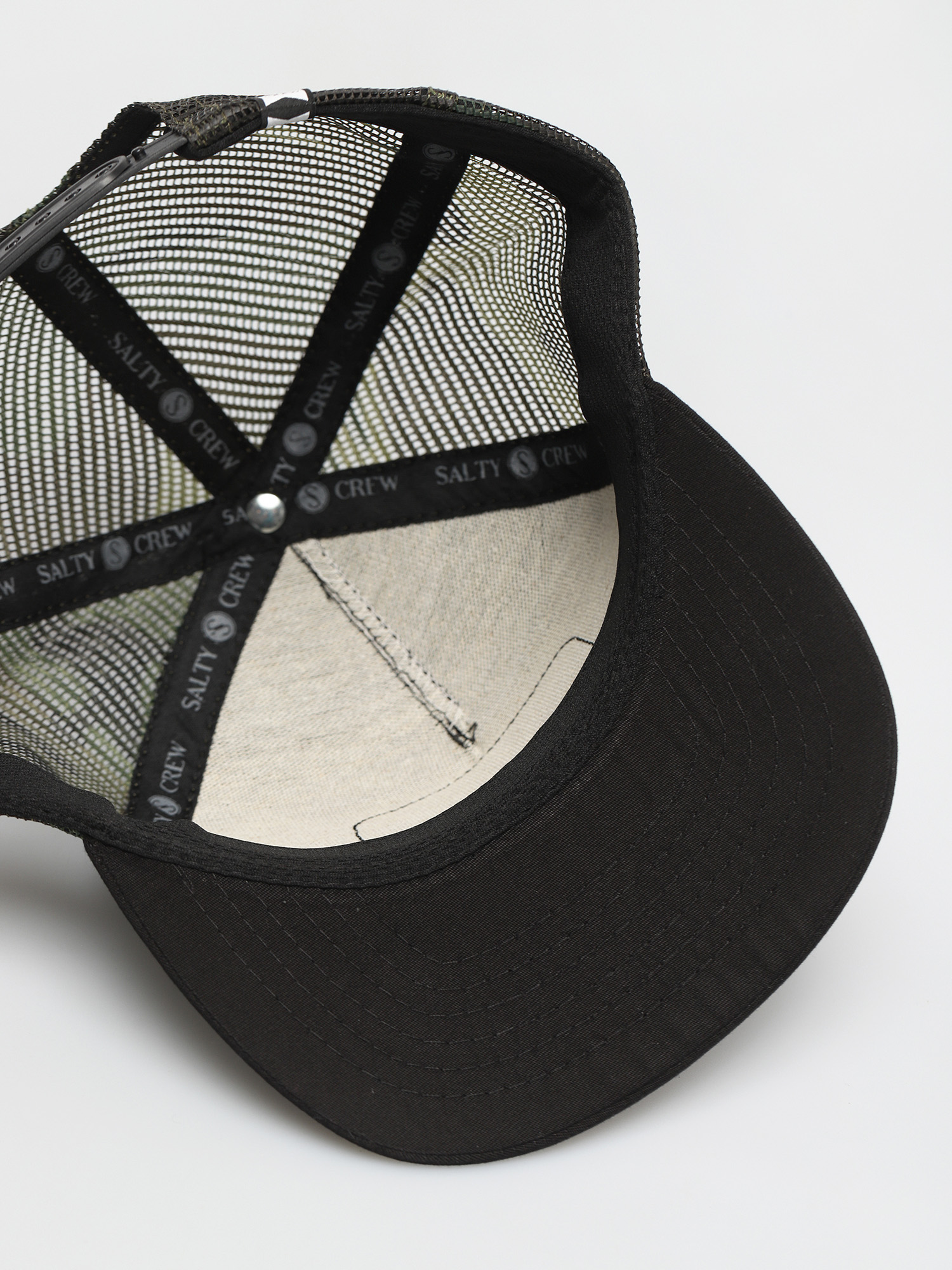 Kšiltovka  Salty Crew Bigmouth Trucker (black/camo)