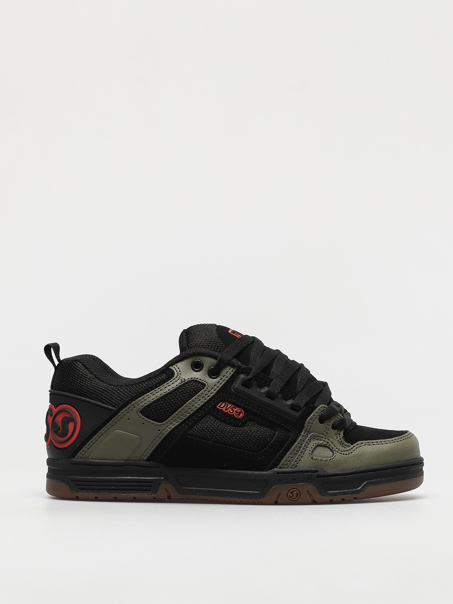 Boty DVS Comanche (black olive orange nubuck)