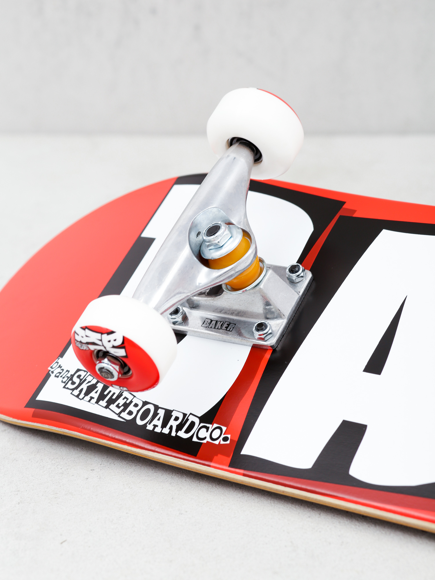 Skateboard Günstig BAKER Complete BRAND LOGO WHT (red/white