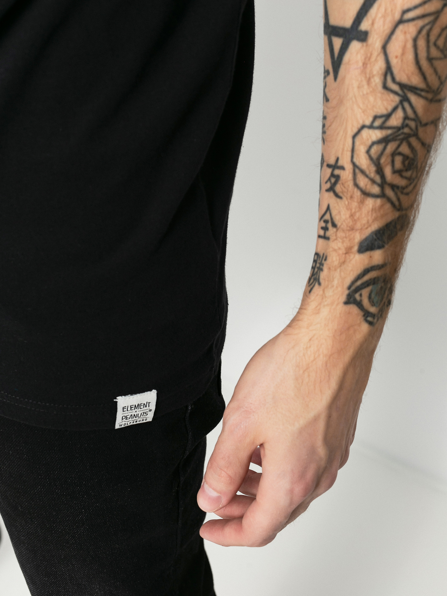 Tričko Element Peanuts Zzz (flint black)