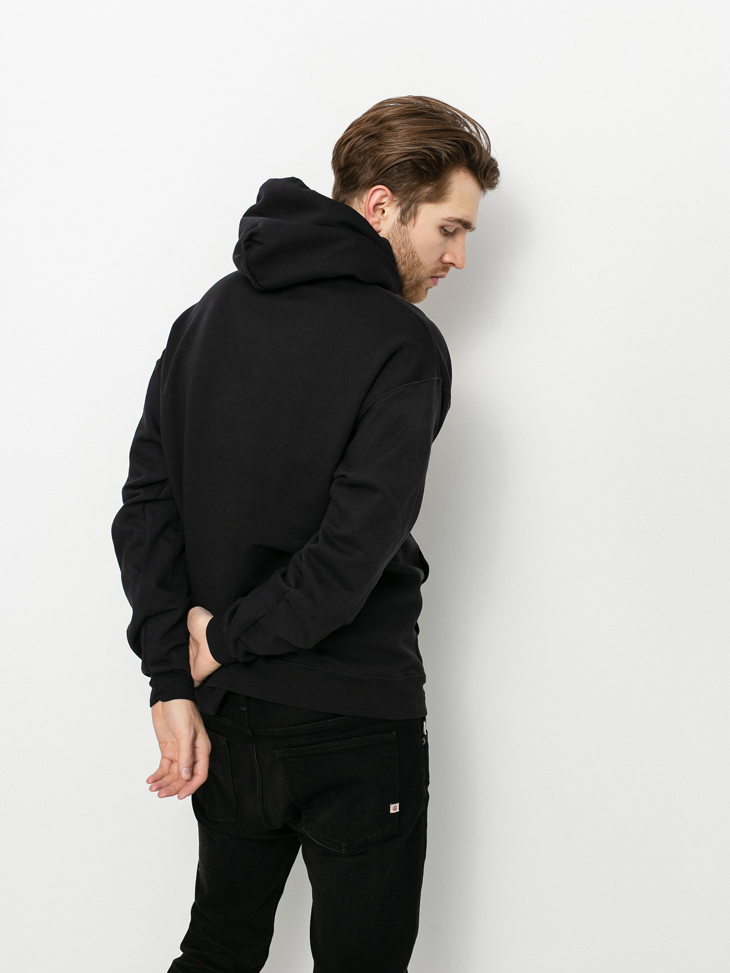 Mikina s kapucí Thrasher Truck 1 HD (black)