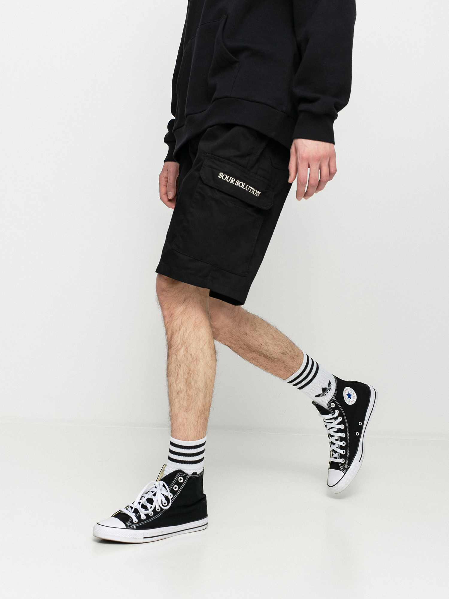 Kraťasy Sour Solution Cargo Shorts (black)