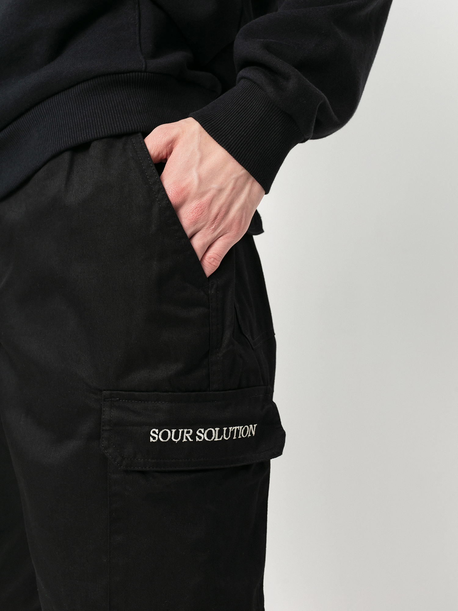 Kraťasy Sour Solution Cargo Shorts (black)