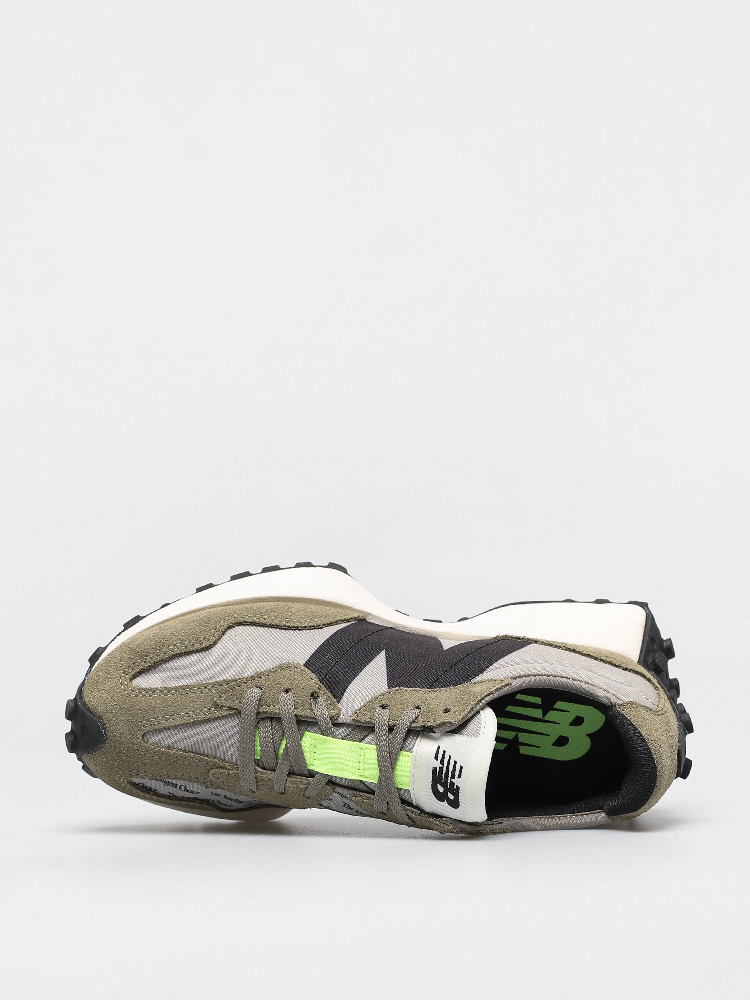 Boty New Balance 327 Wmn zelená (aluminum covert green)