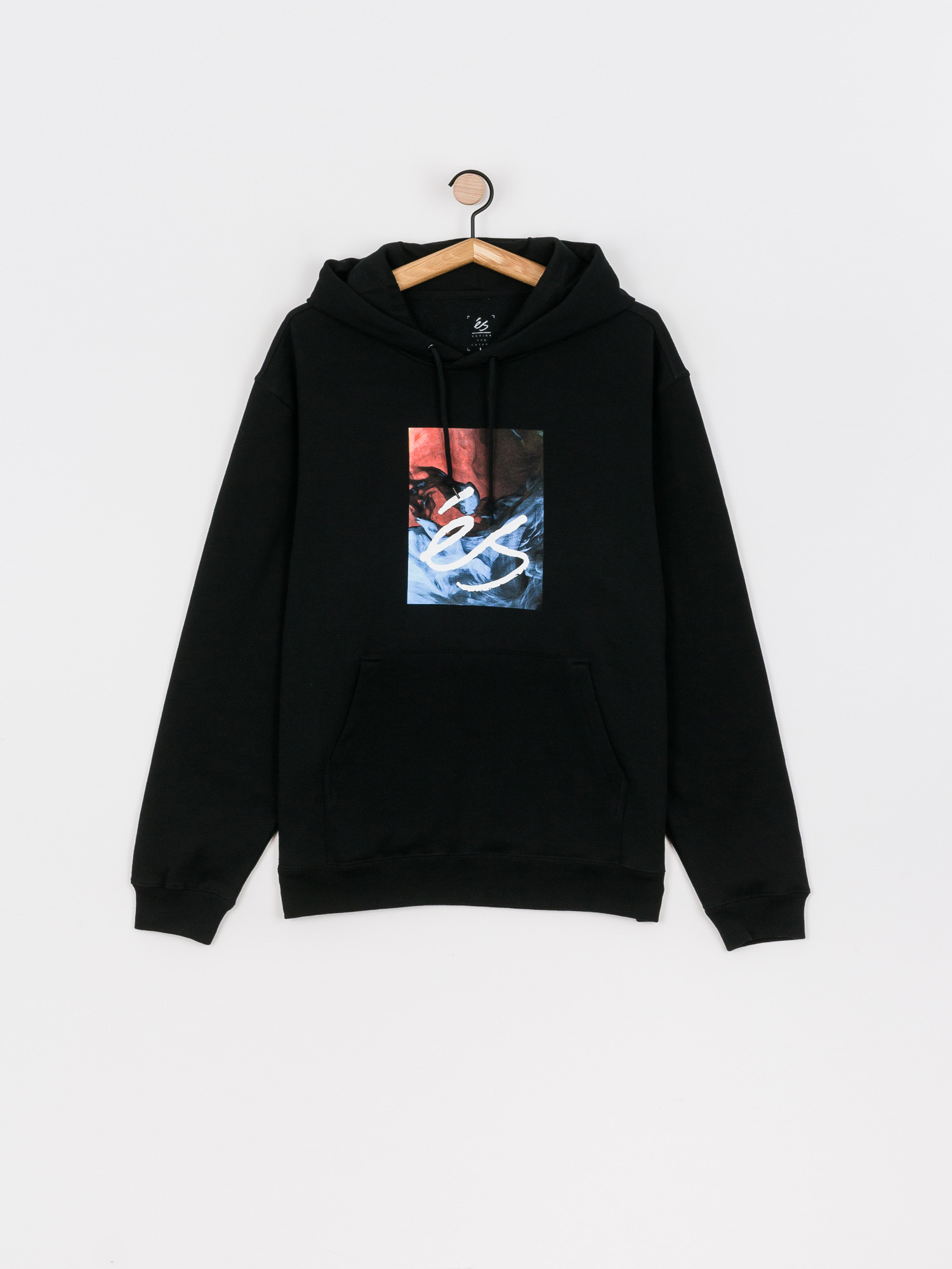 Mikina s kapucí eS Hyper Logo HD (black)