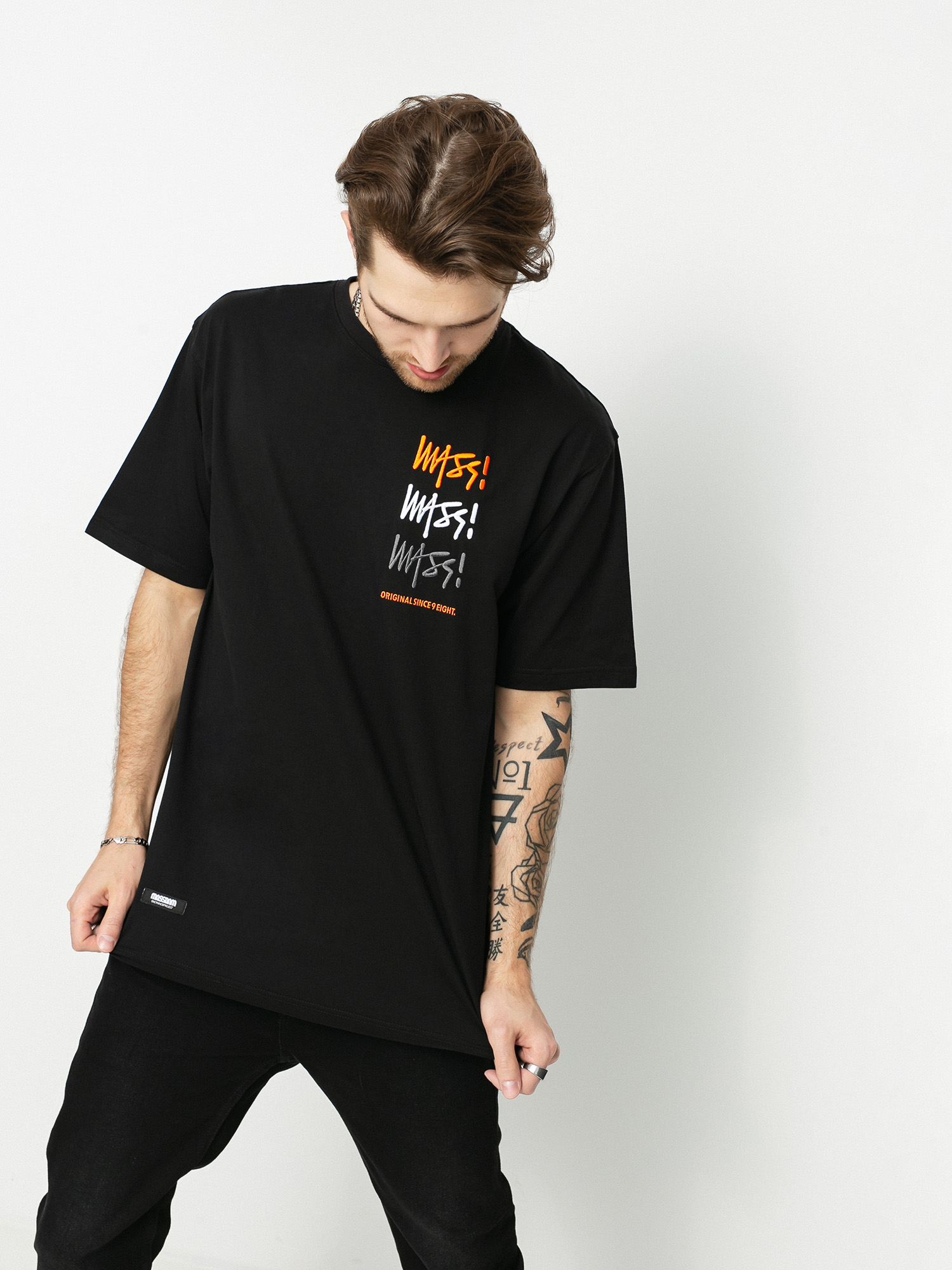 Tričko MassDnm Multisign (black)