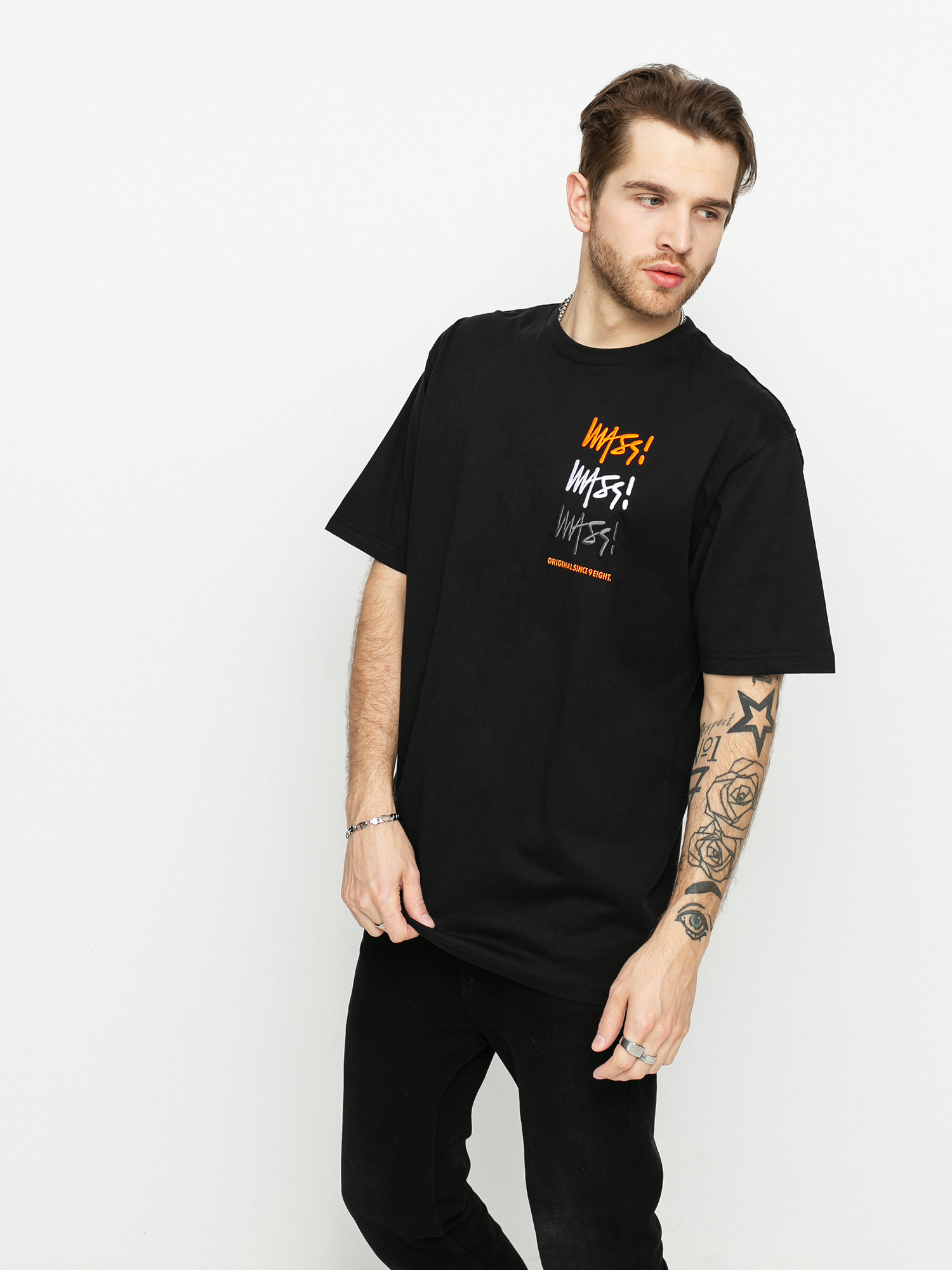 Tričko MassDnm Multisign (black)