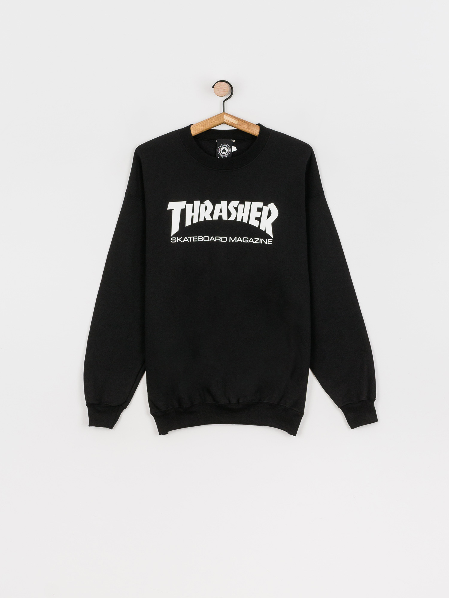 Mikina Thrasher Skate Mag Crew (black)