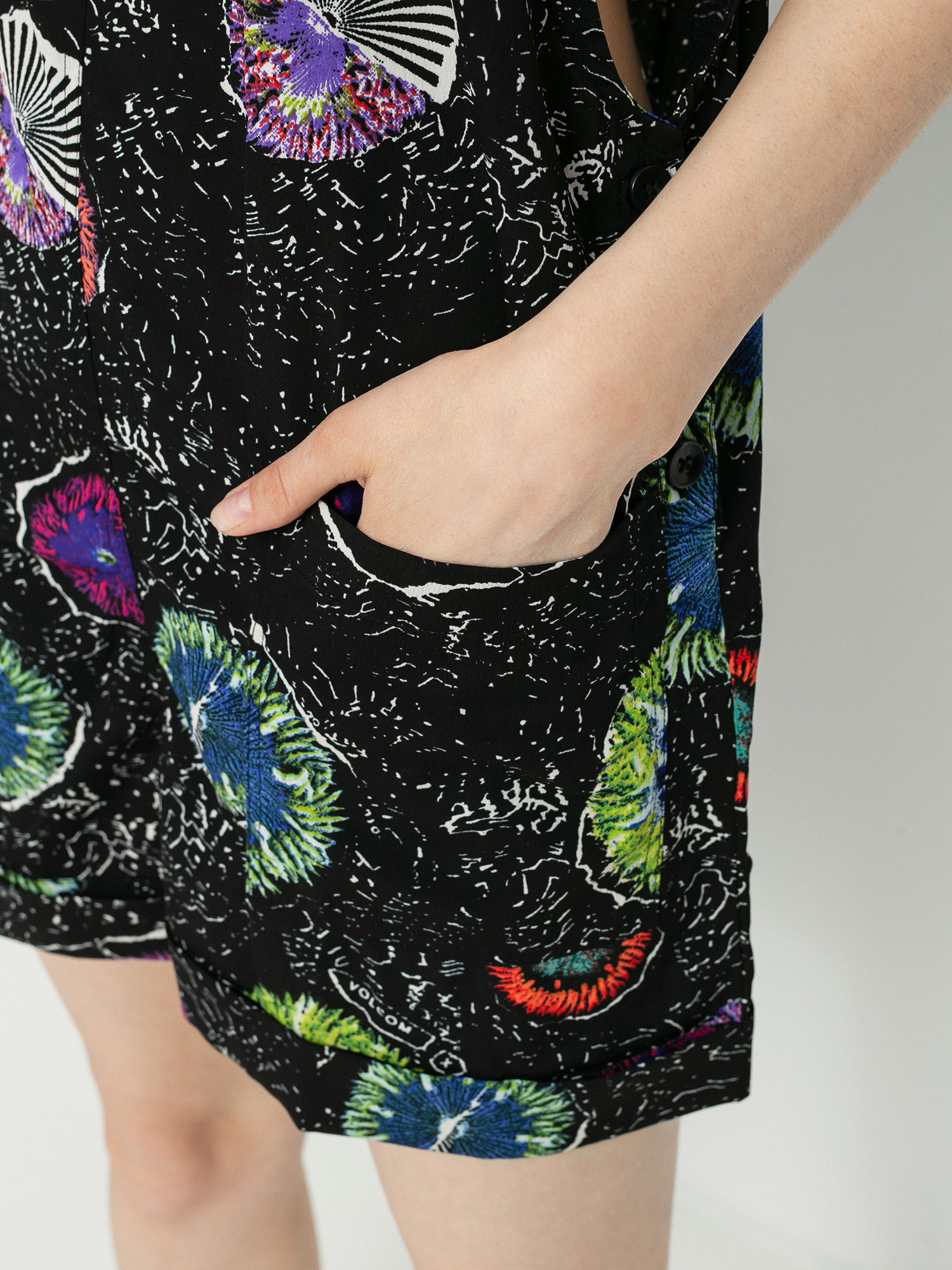 Dámský Kombinéza Volcom Coral Morph Romper (multi)