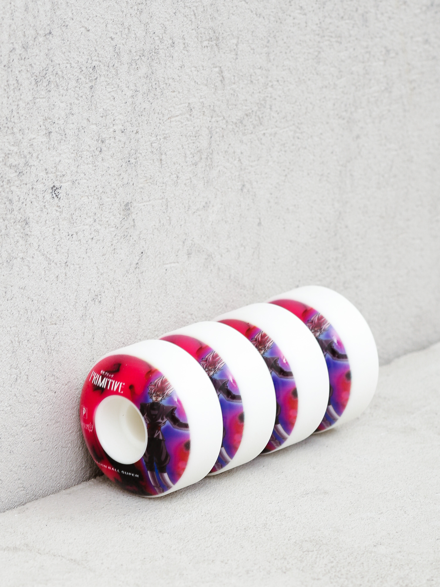 Kolečka Primitive Goku Black Rose Swirl (white)