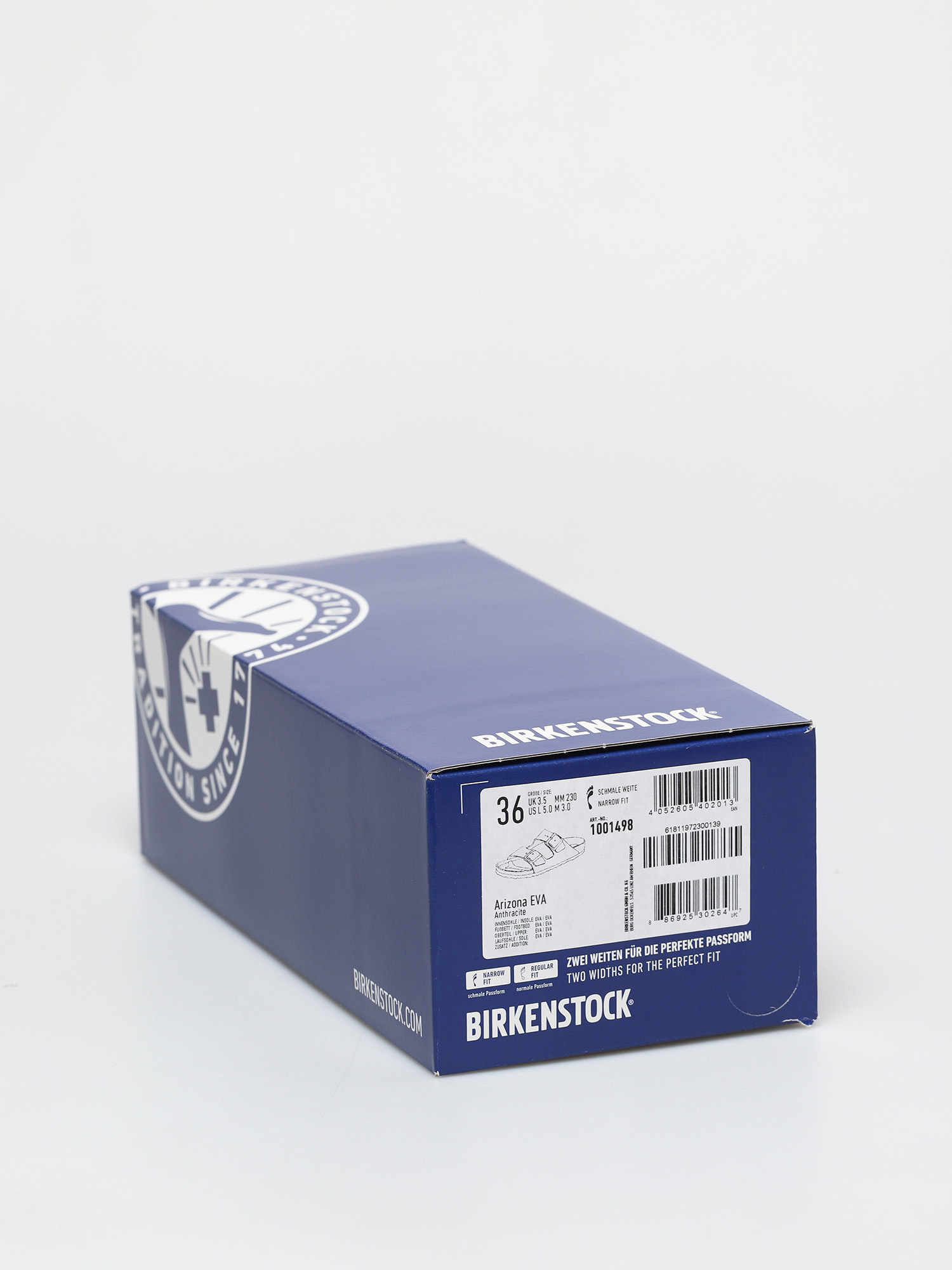 Plážovky Birkenstock Arizona Eva Narrow Wmn (metallic anthracite)