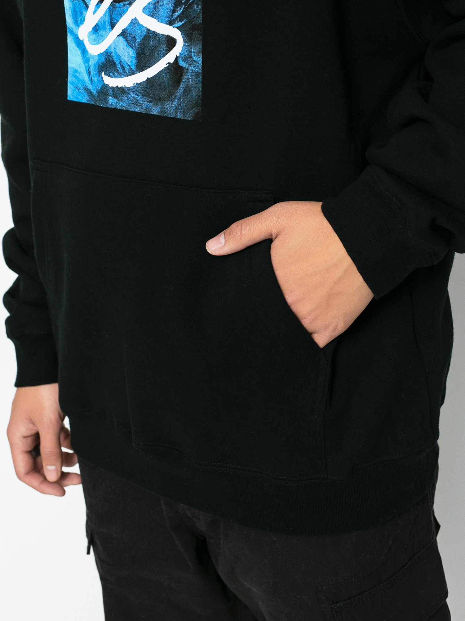 Mikina s kapucí eS Hyper Logo HD (black)