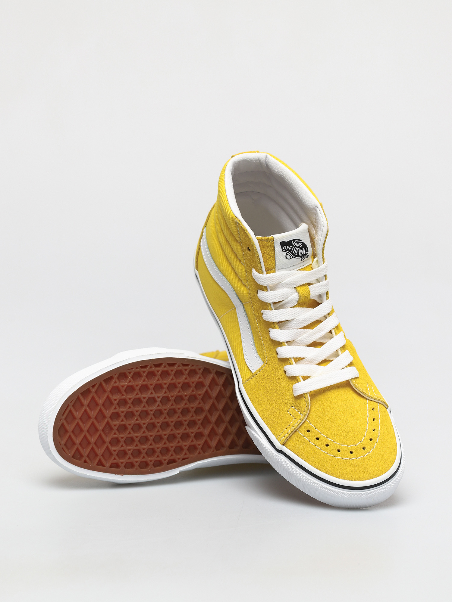 Boty Vans Sk8 Hi (cyber yellow/true white)