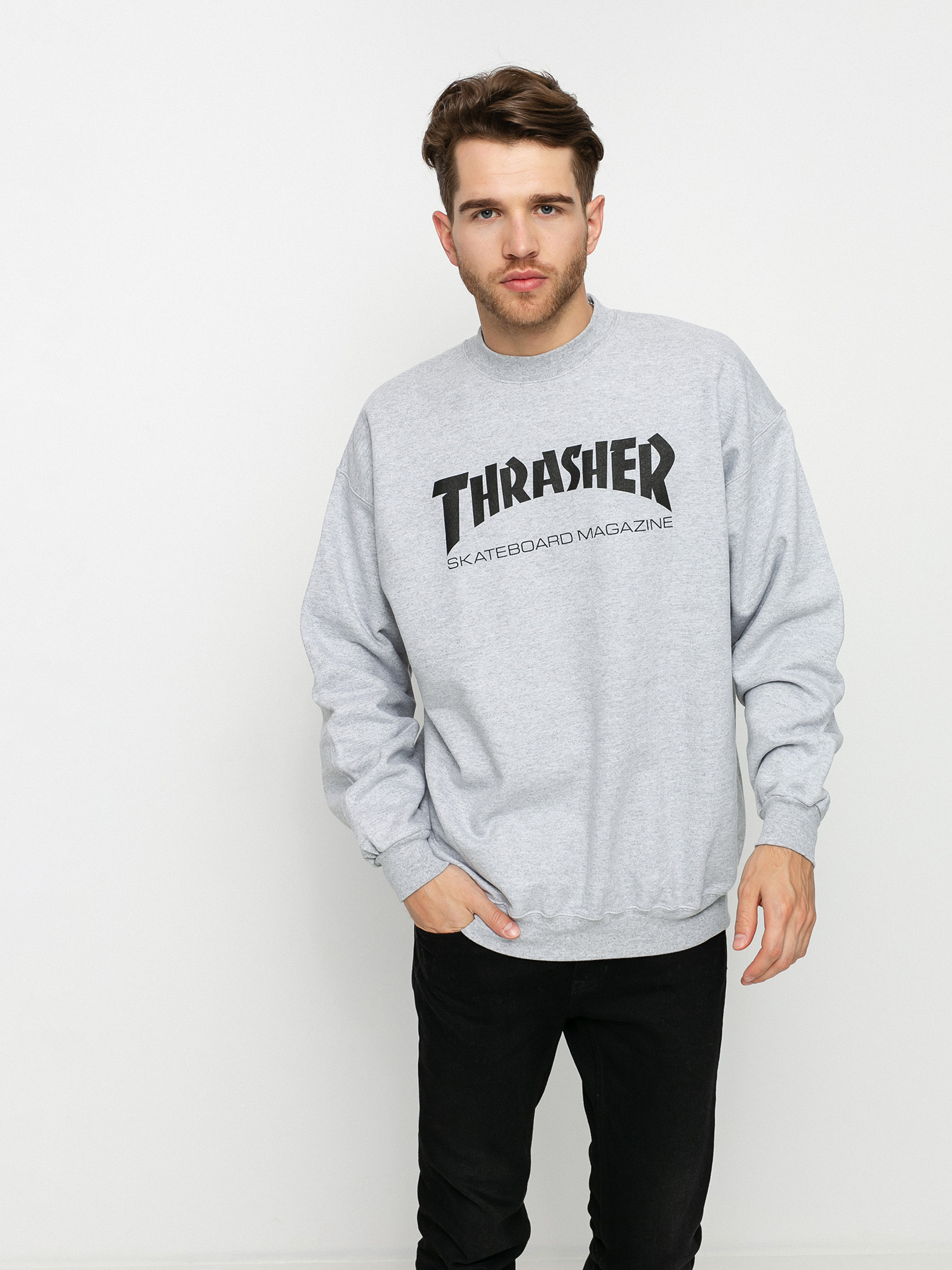 Thrasher Mikina Skate Mag (grey)