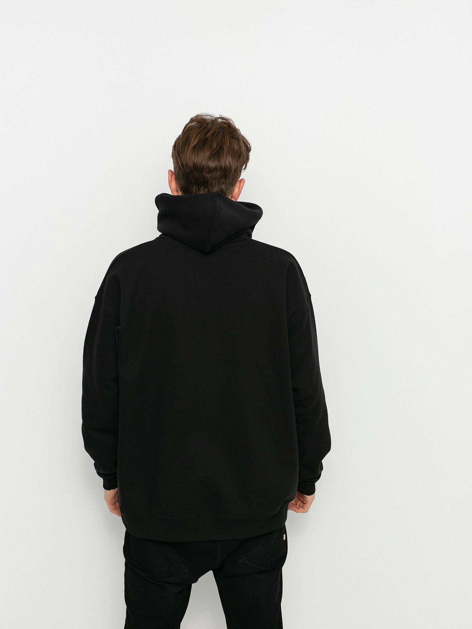 Mikina s kapucí Thrasher Skate And Destroy HD (black)