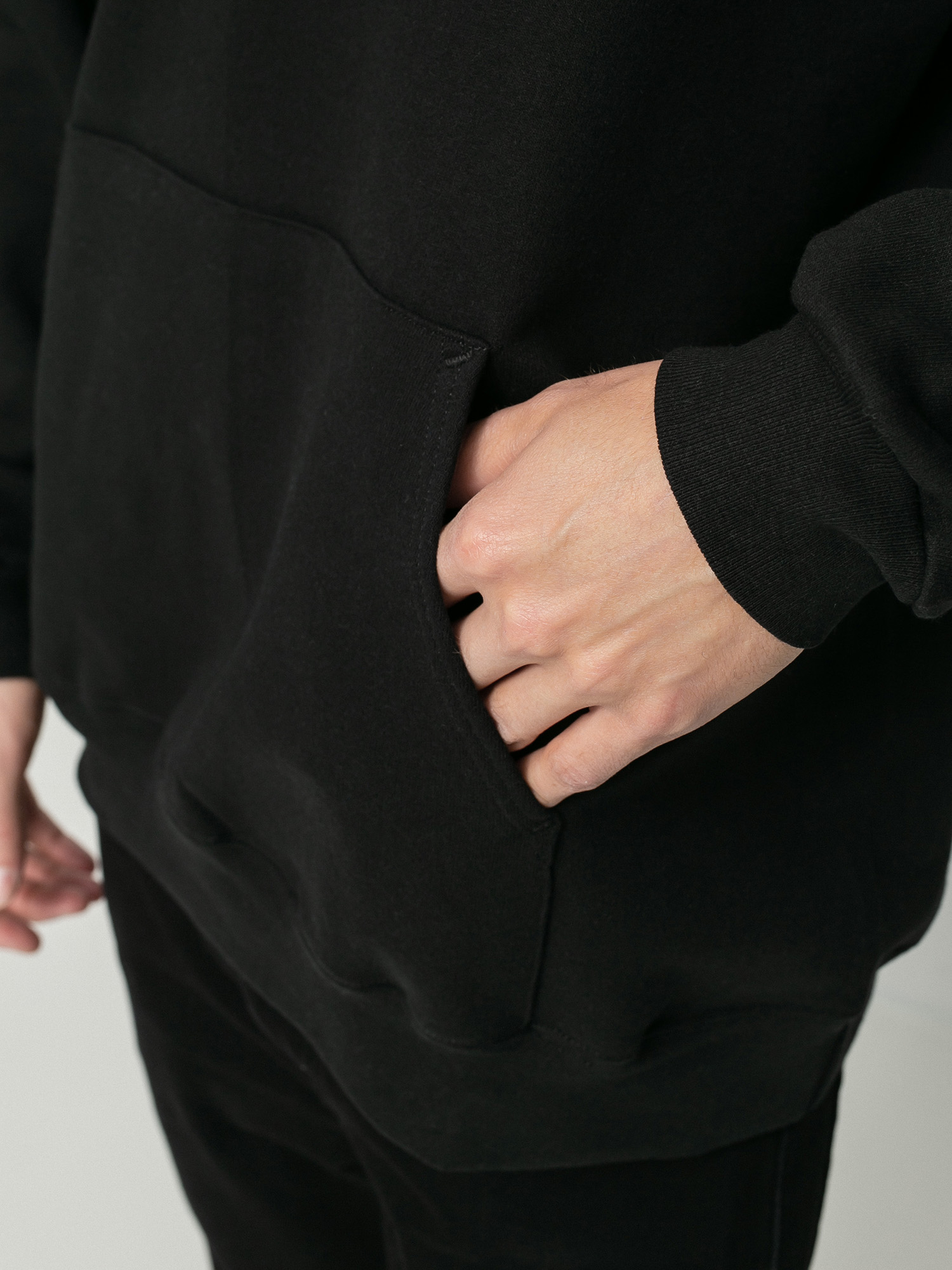 Mikina s kapucí Thrasher Skate And Destroy HD (black)