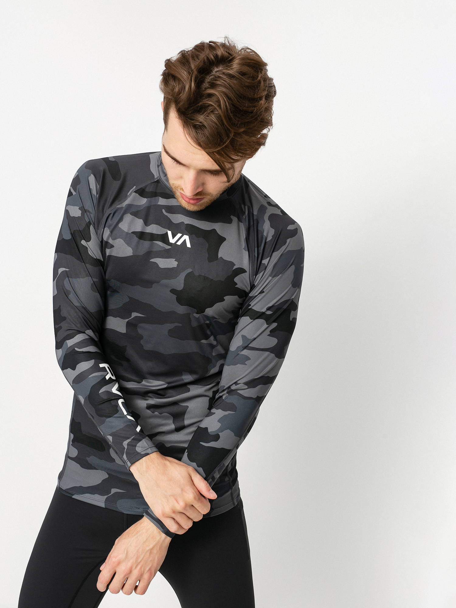 Triko RVCA Sport Rashguard (camo)