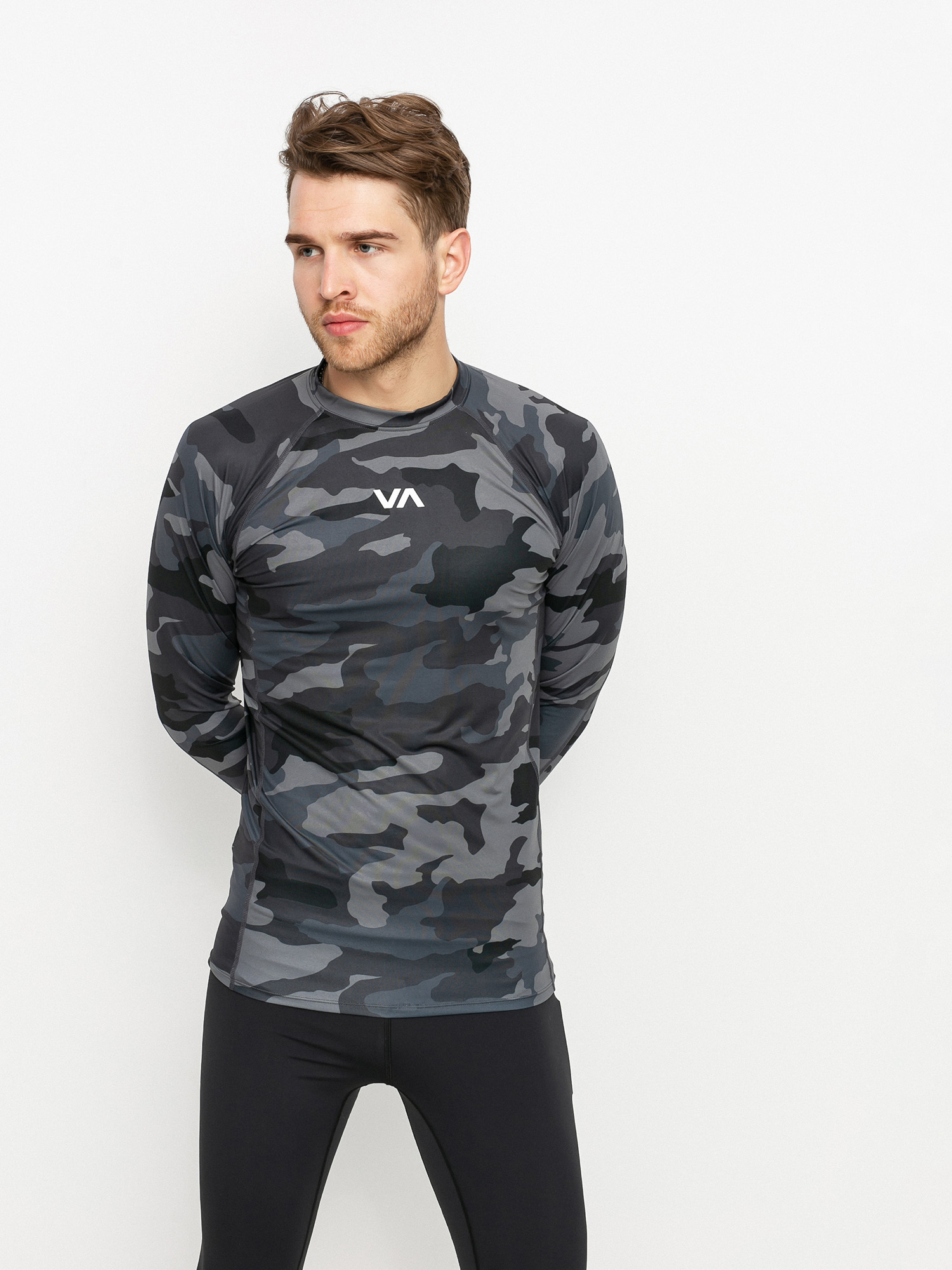 Triko RVCA Sport Rashguard (camo)