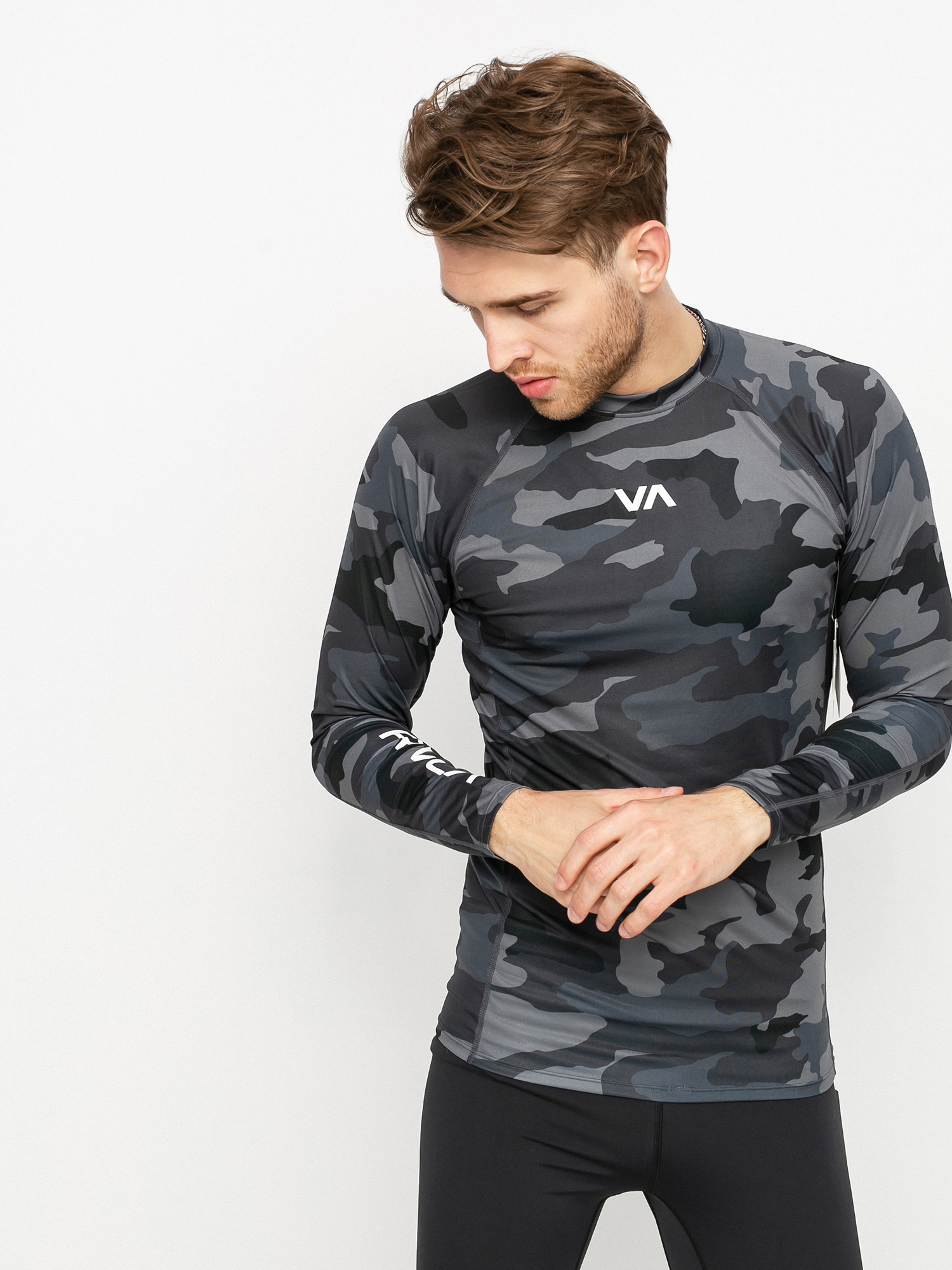 Triko RVCA Sport Rashguard (camo)