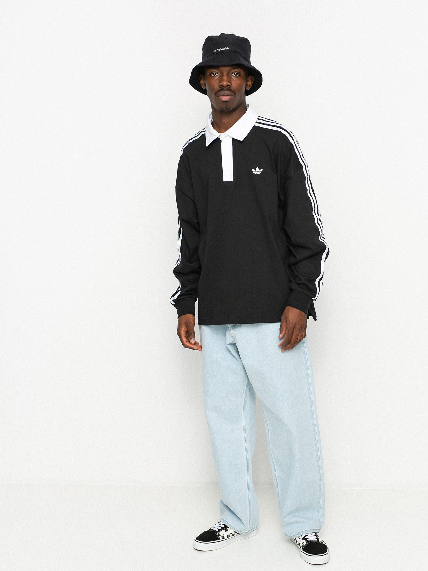 Triko adidas Solid Rugby (black/white)