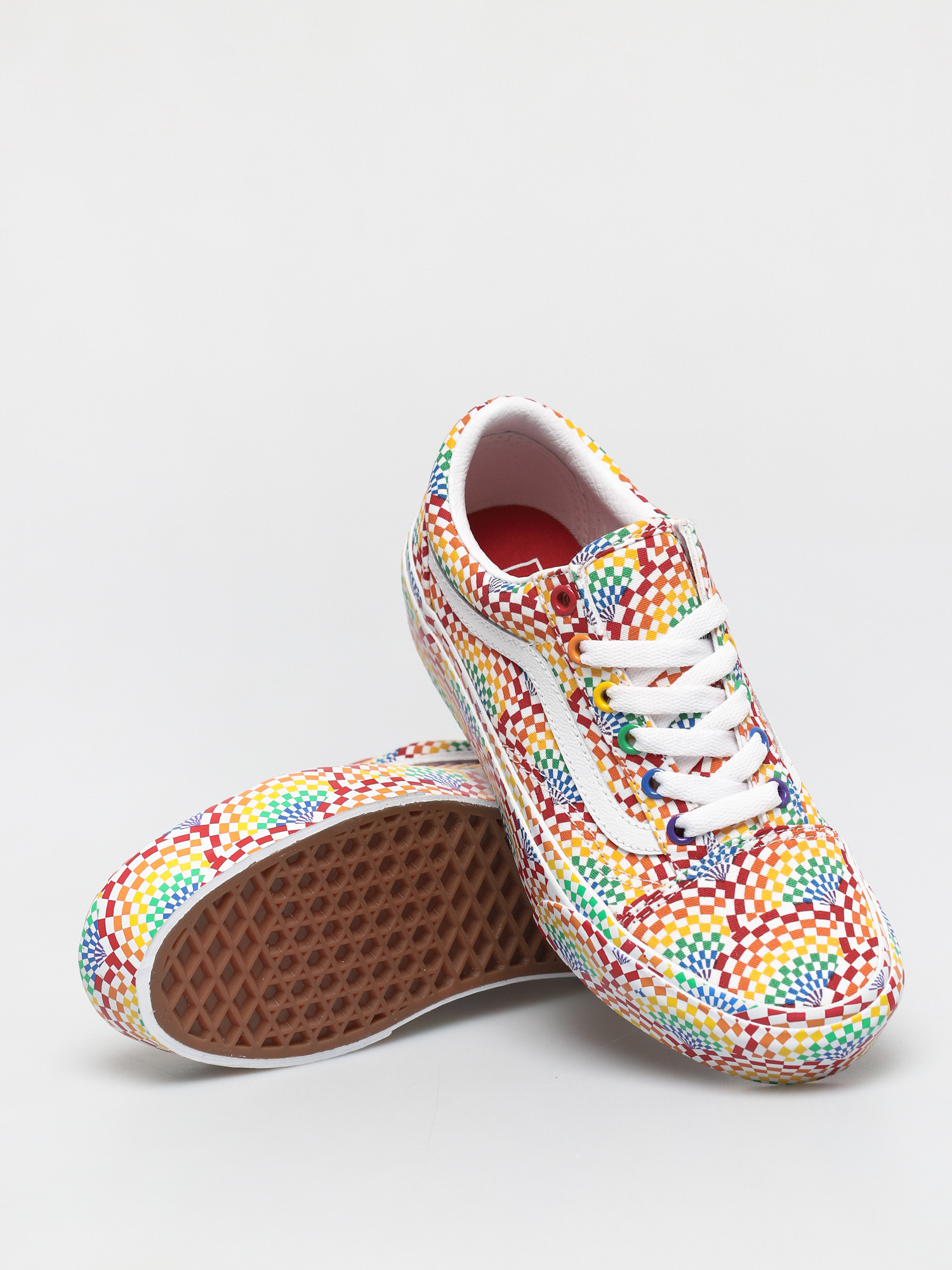 Boty Vans Old Skool Platform (pride multi/true white)