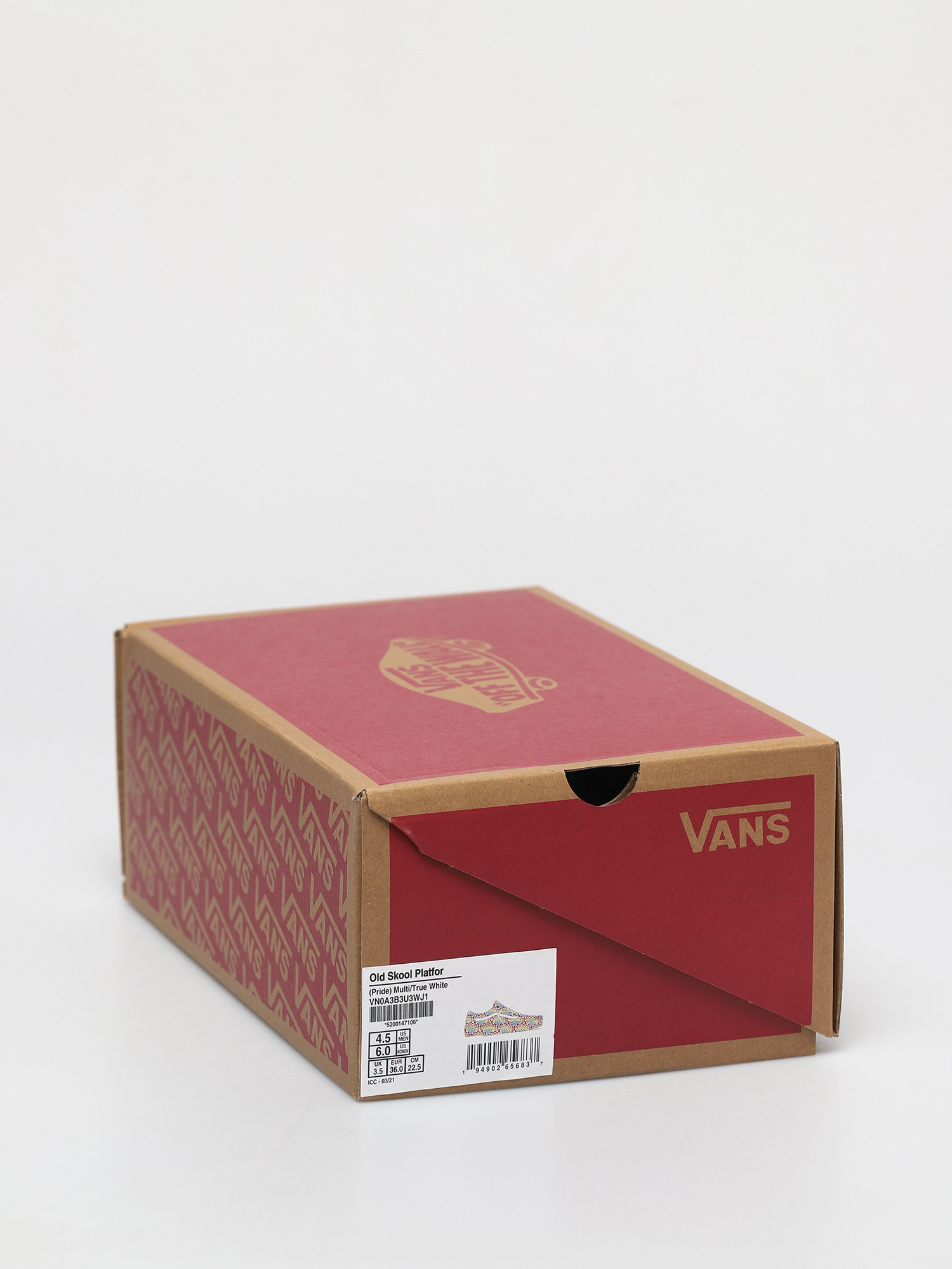 Boty Vans Old Skool Platform (pride multi/true white)