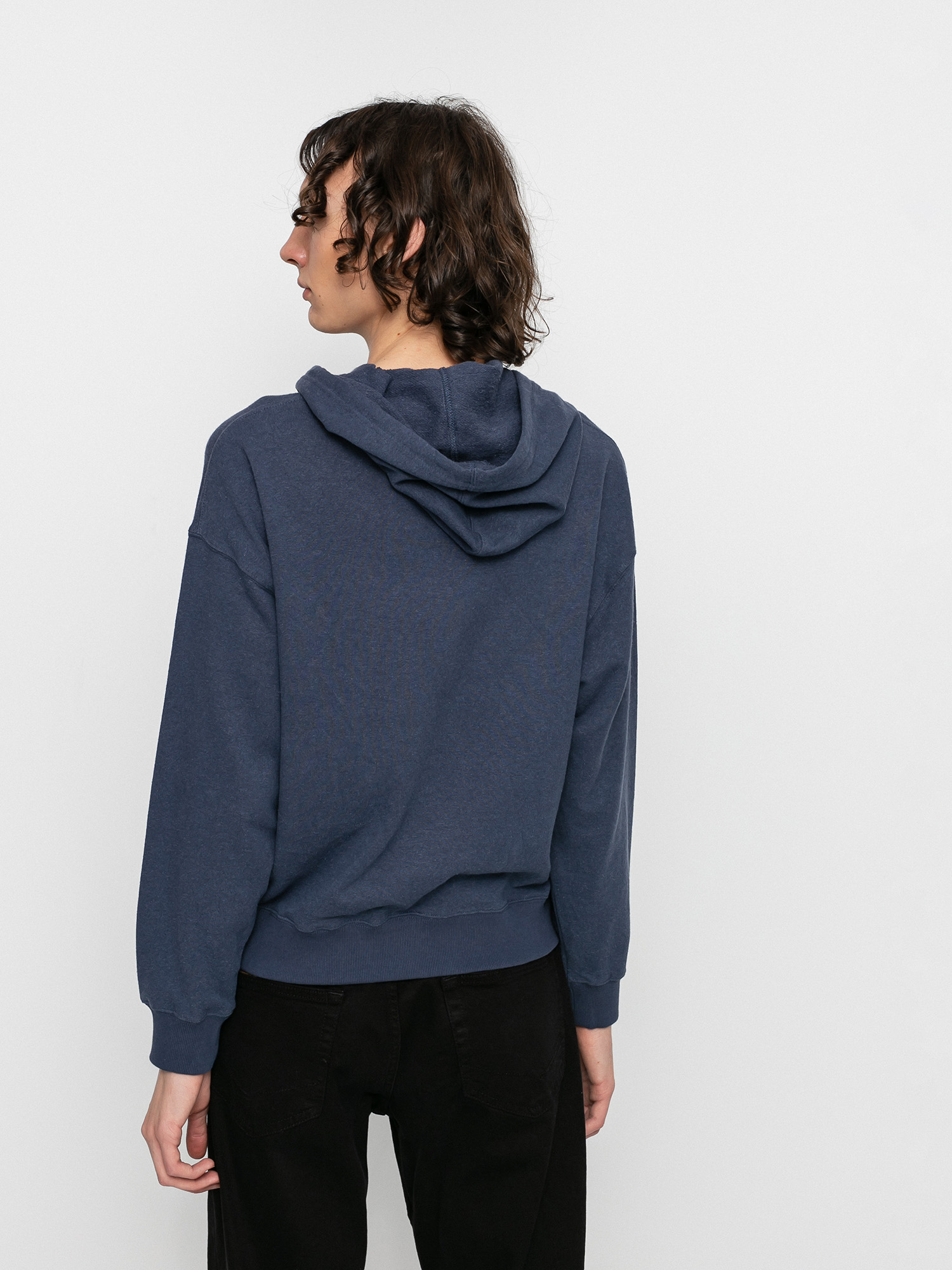 Mikina s kapucí RVCA Noble Hemp HD (indigo)