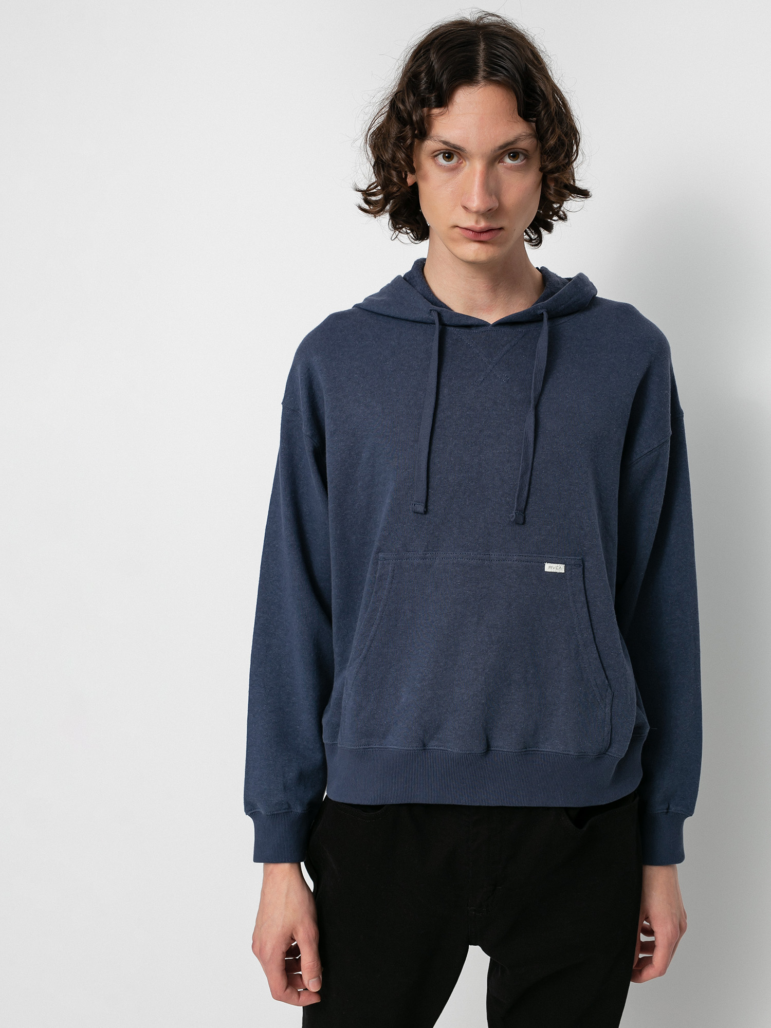 Mikina s kapucí RVCA Noble Hemp HD (indigo)