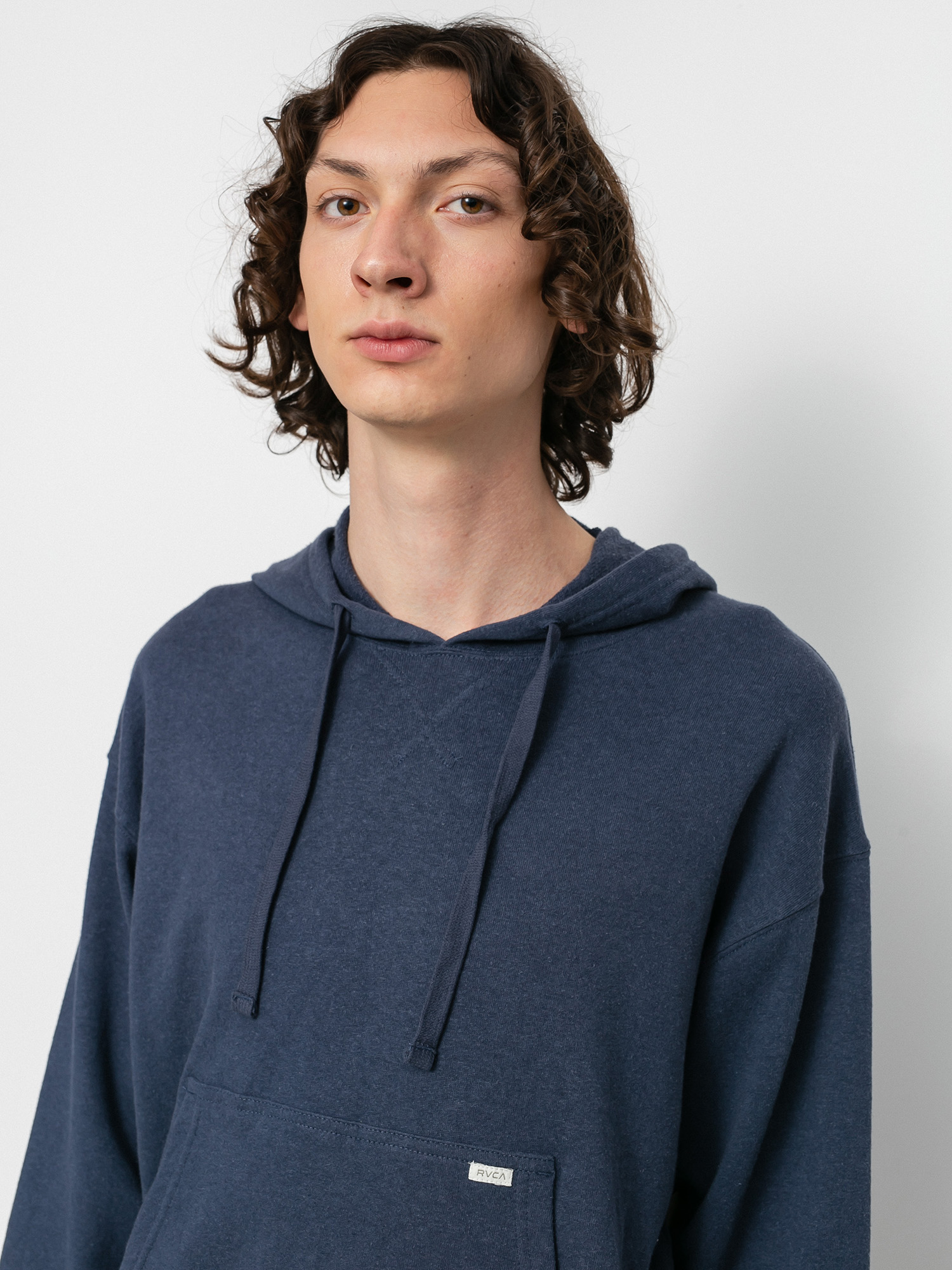 Mikina s kapucí RVCA Noble Hemp HD (indigo)