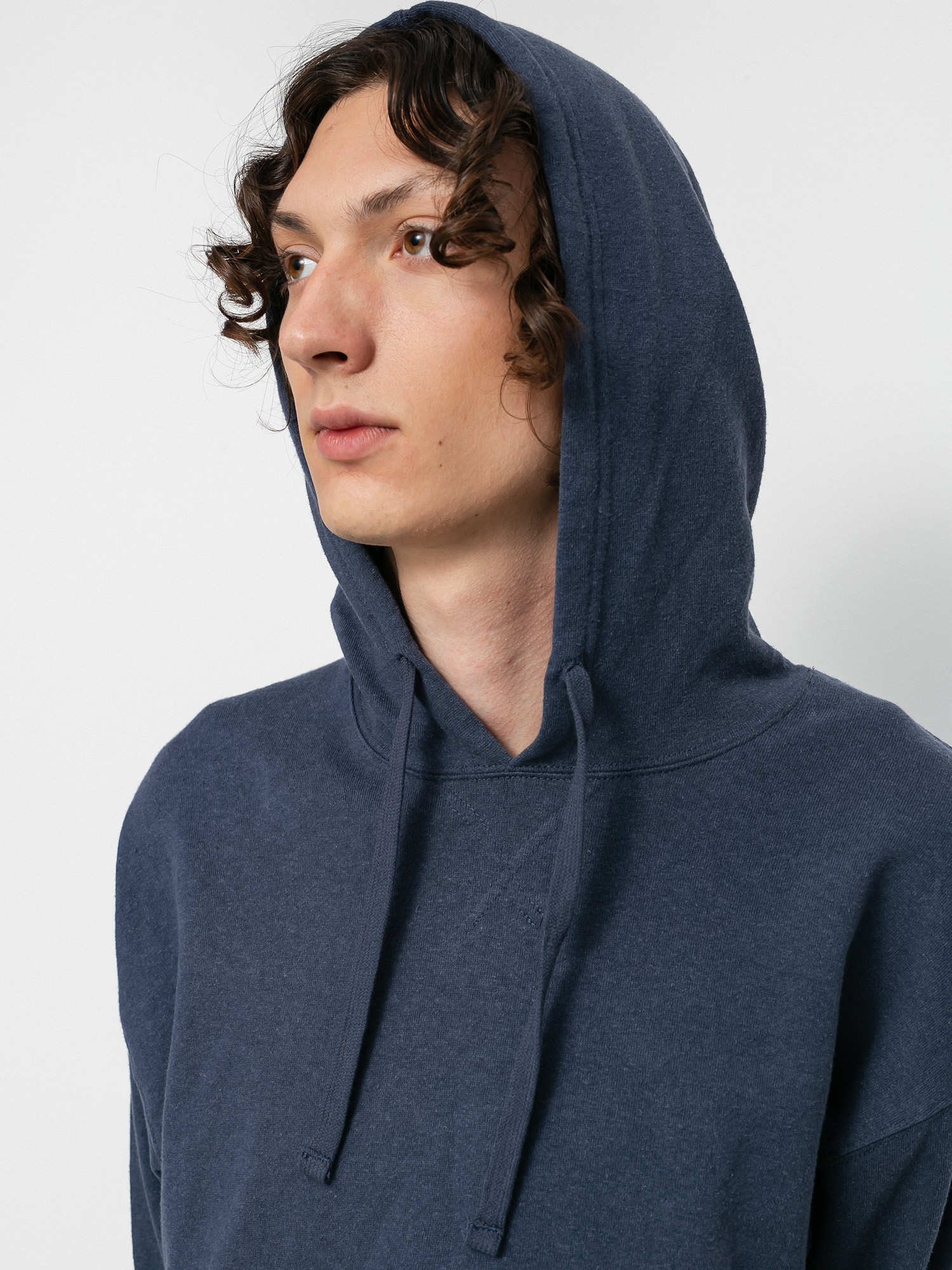 Mikina s kapucí RVCA Noble Hemp HD (indigo)