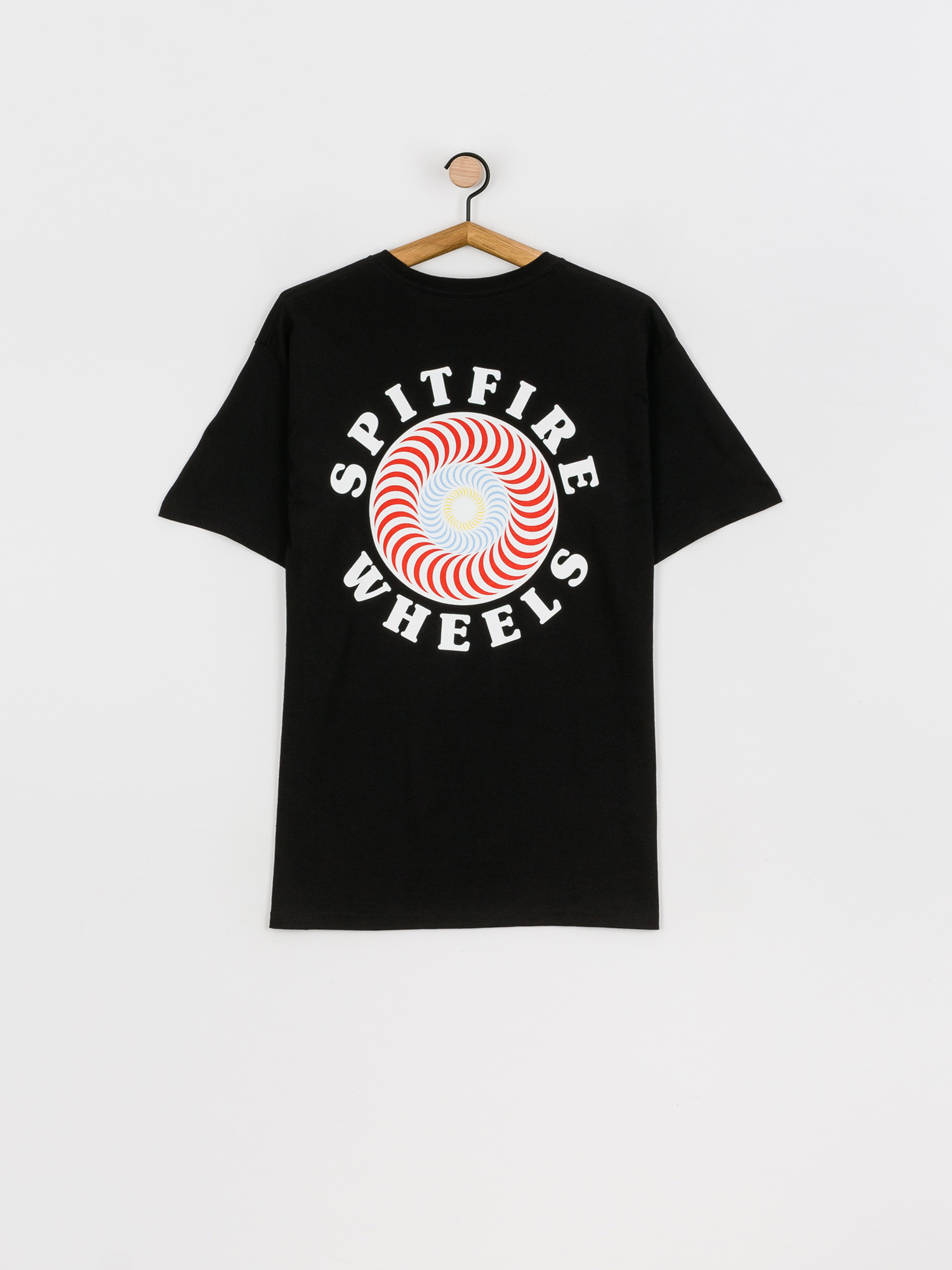 Tričko Spitfire Og Clsc Fill (black/red)