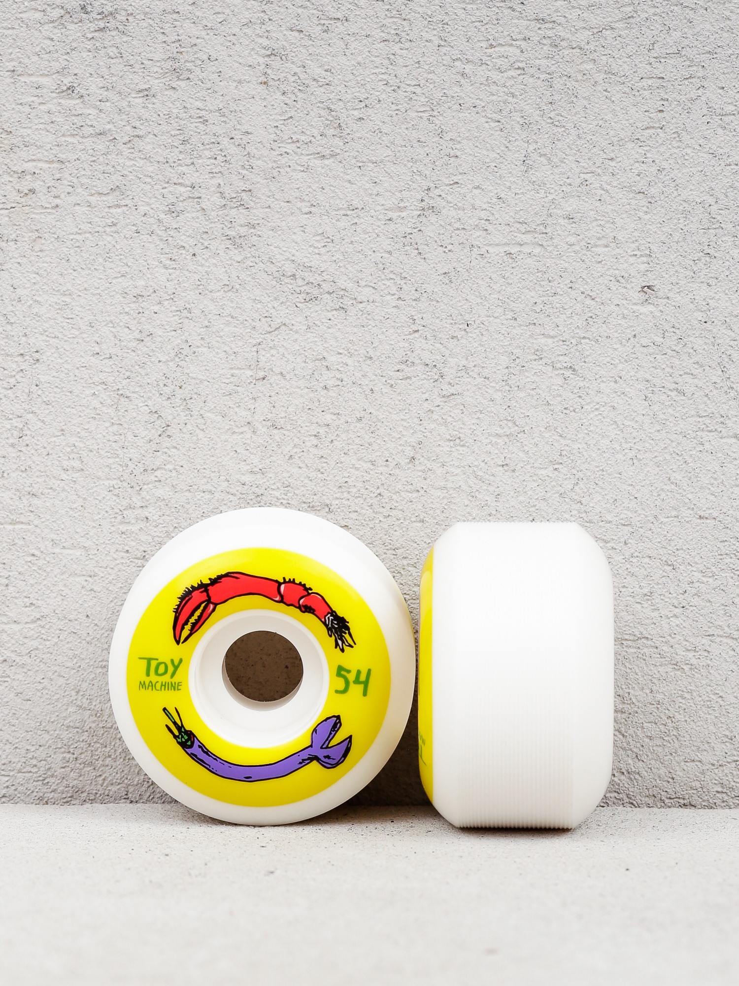 Kolečka Toy Machine Severed (white/yellow)